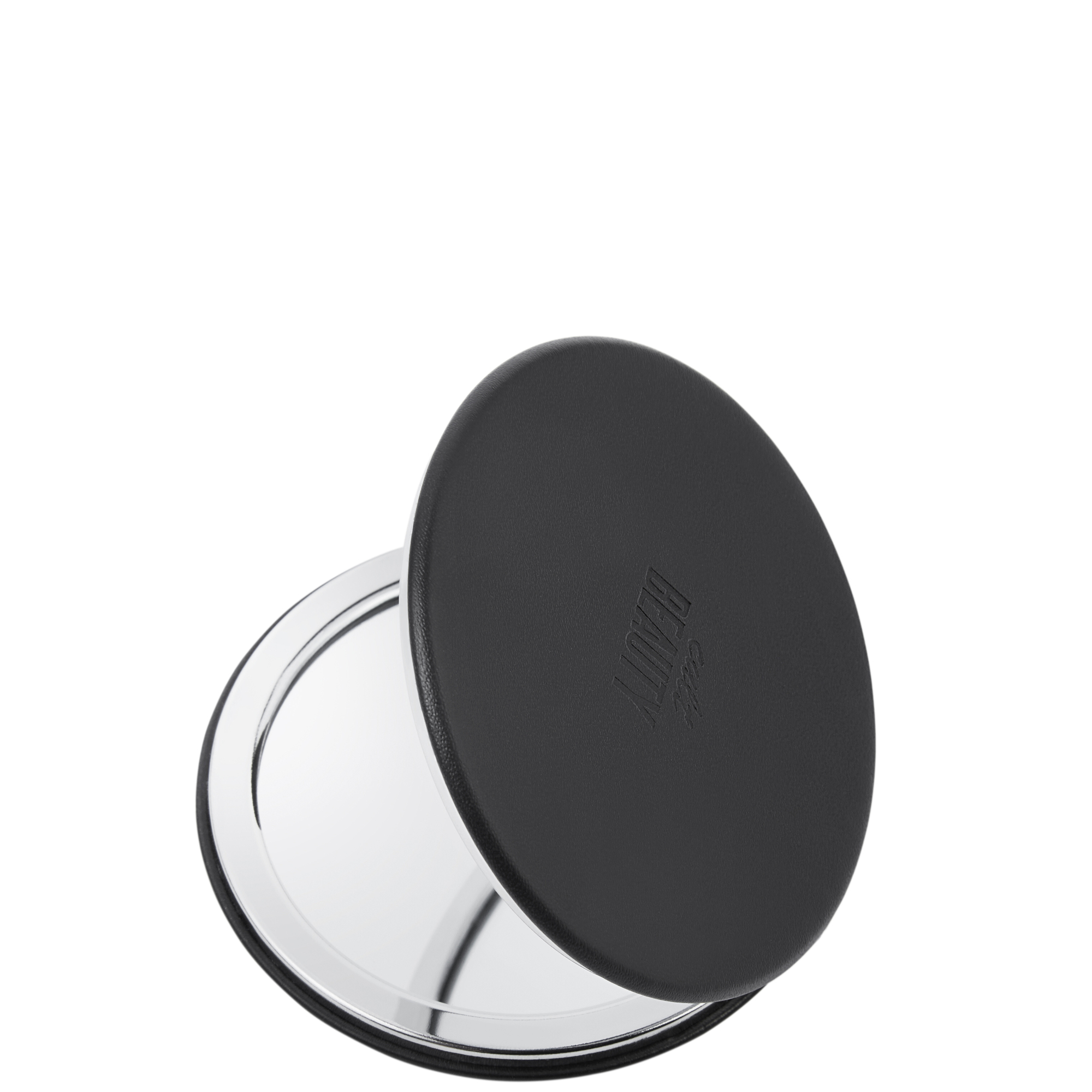cult Cult Beauty Black Compact Mirror in Drawstring Bag