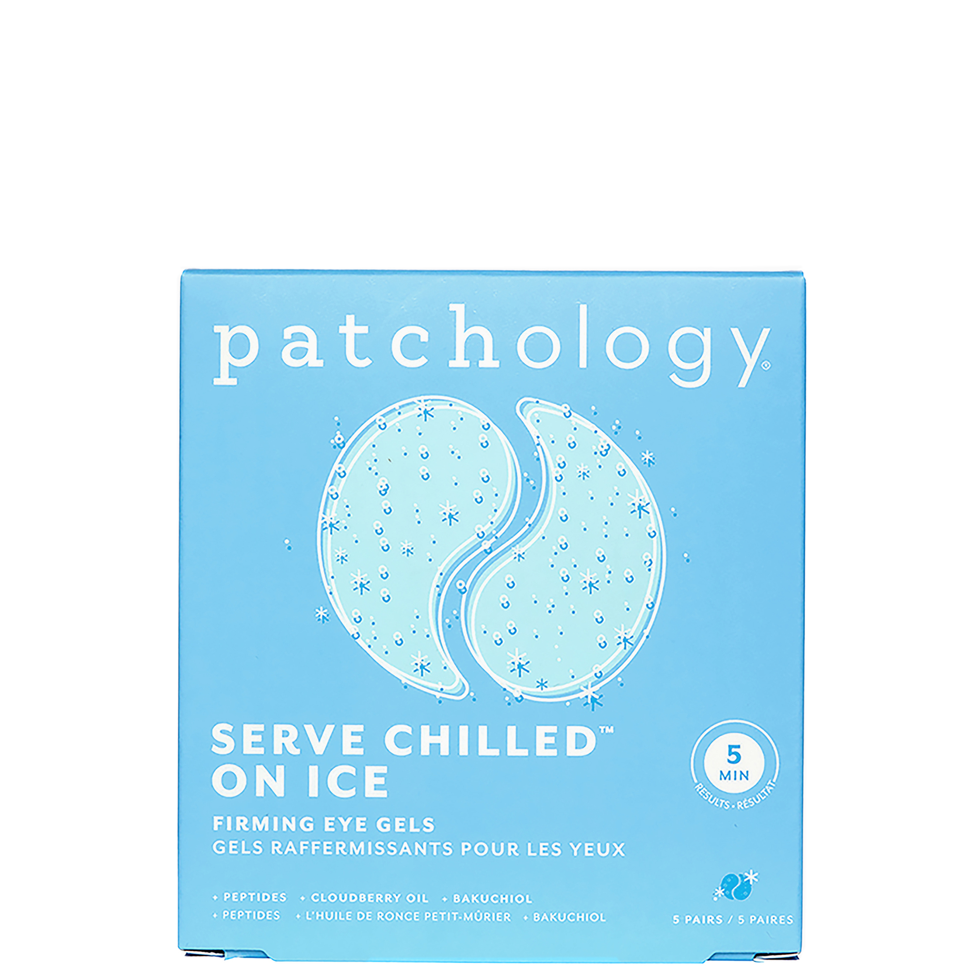 cult Patchology Serve Chilled On Ice Eye Gels 5 Pairs