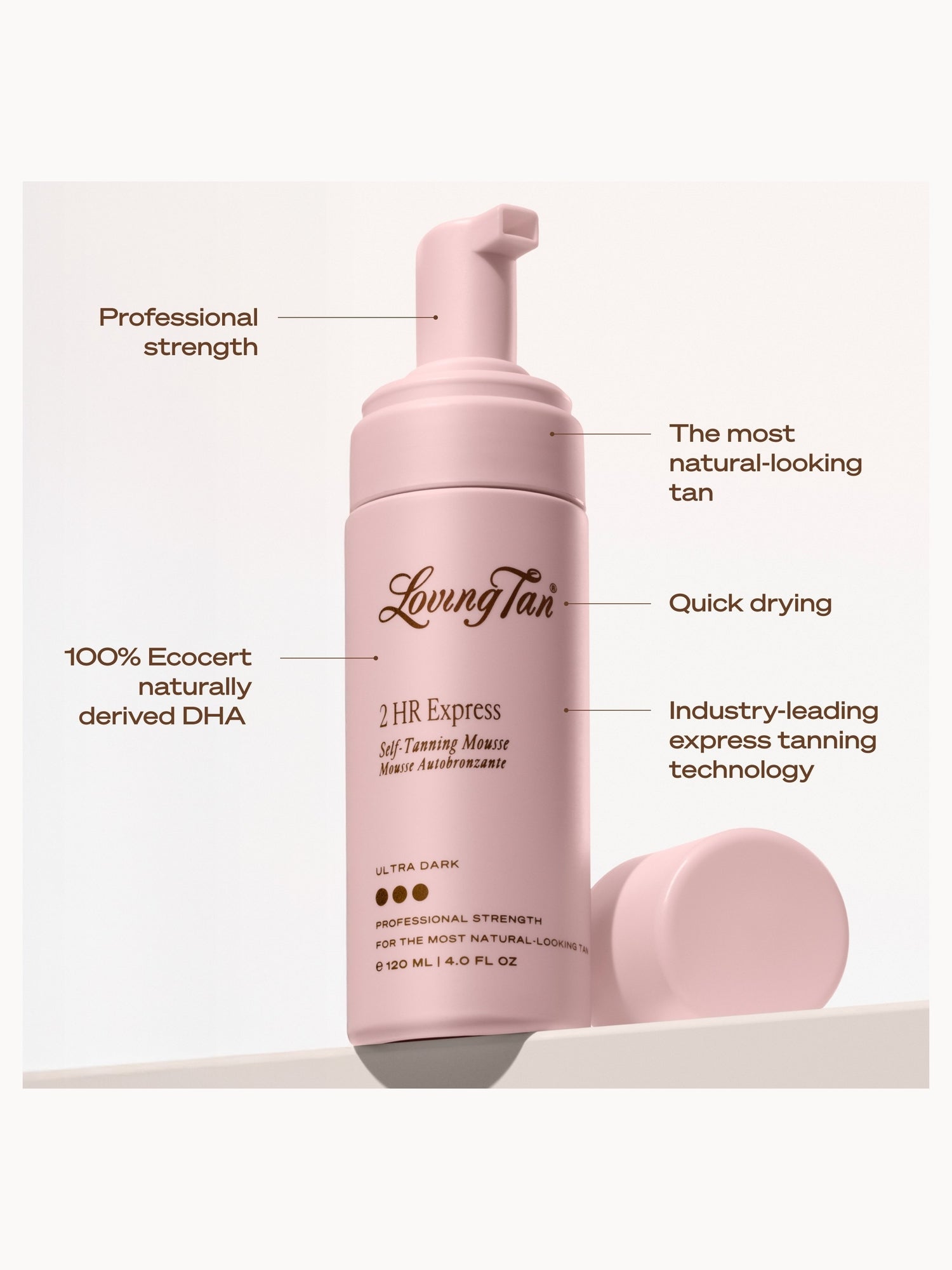 Loving Tan 2 HR Express Mousse 200ml - Ultra Dark | LOOKFANTASTIC