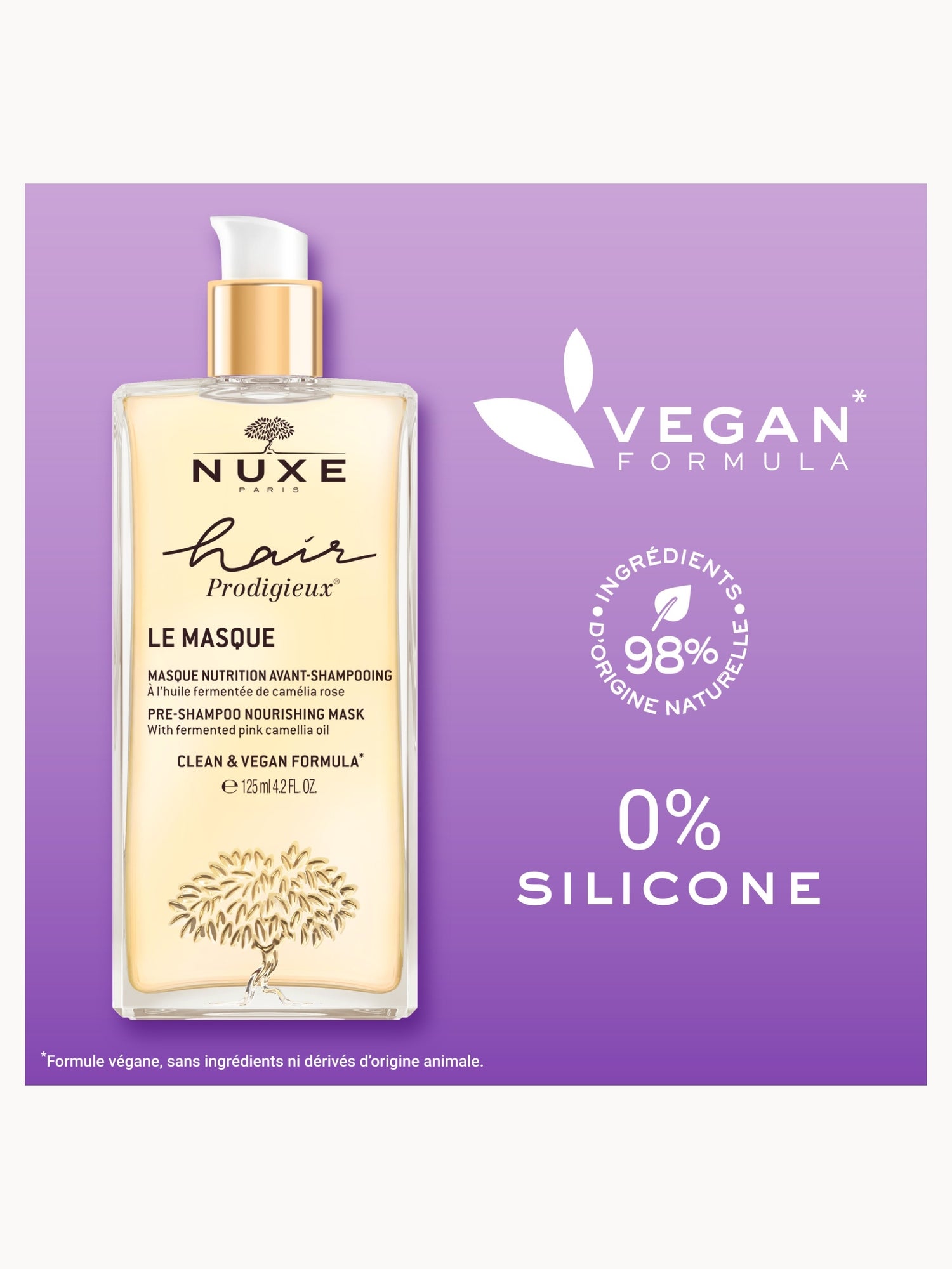 NUXE Hair Prodigieux Pre-Shampoo Nourishing Mask 125ml | LOOKFANTASTIC
