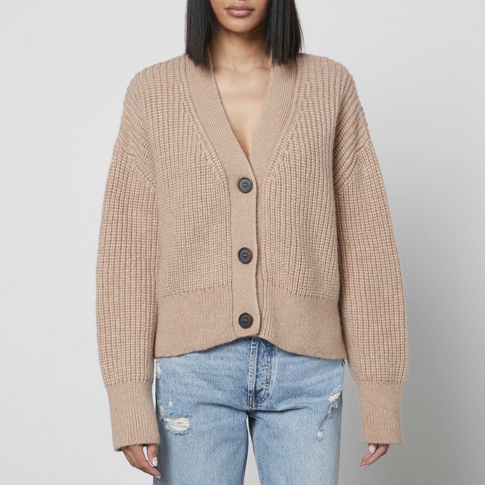 Anine Bing Maxwell Knitted Cardigan Coggles