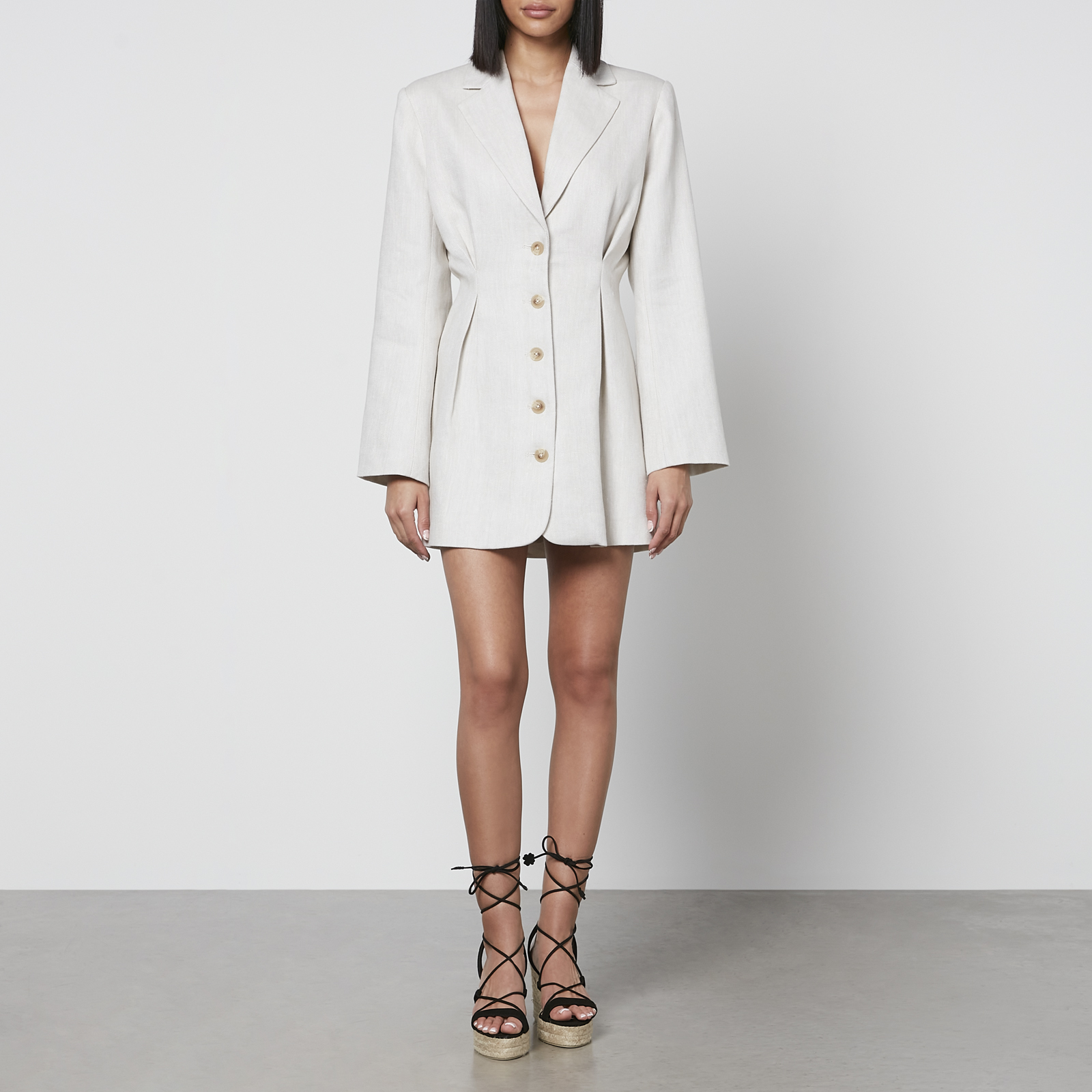 Anine Bing Taya Linen Blazer Dress Coggles