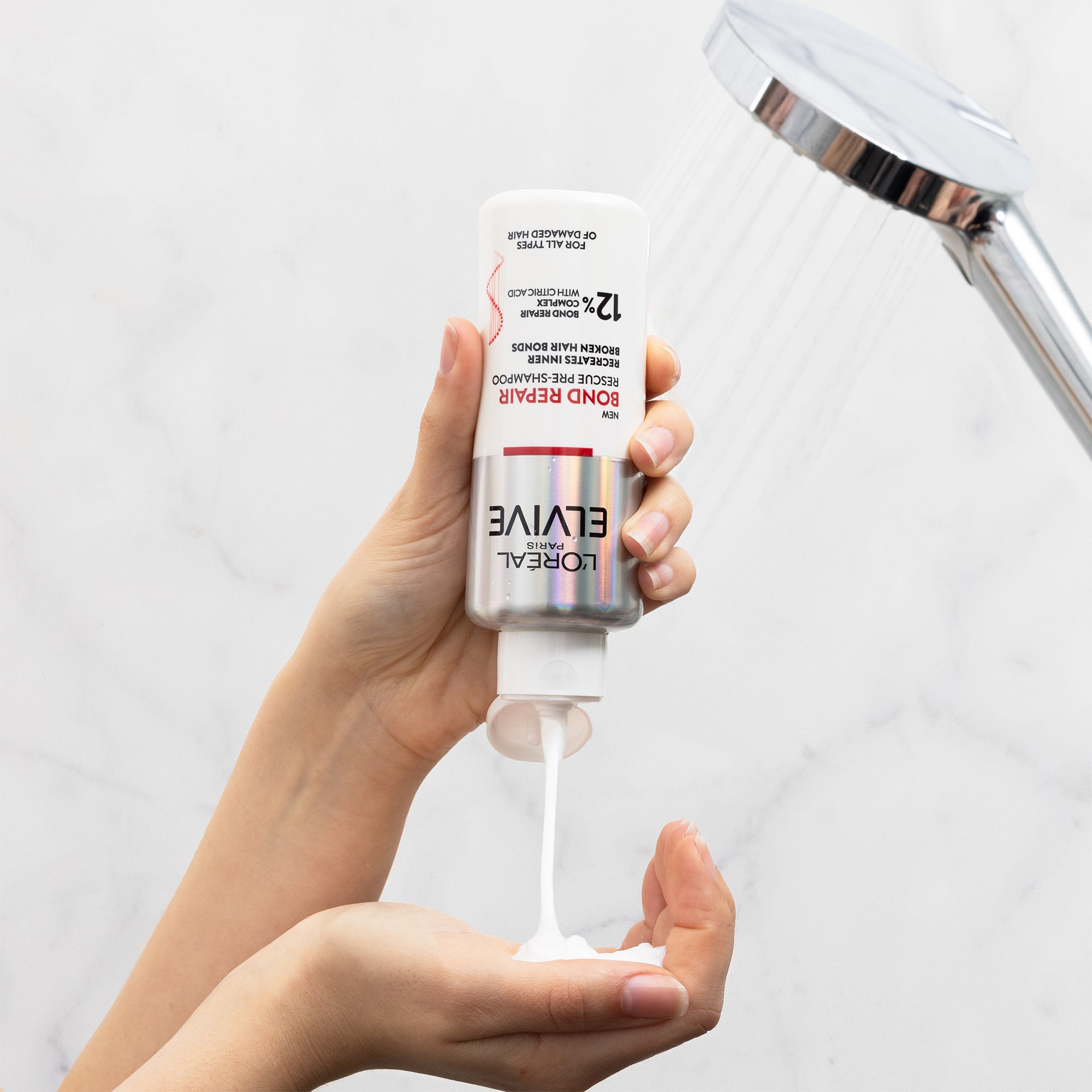 L’Oréal Paris Elseve Bond Pre Reparaturshampoo 200ml – Mit 10% Bond Repair Complex Für Gestärktes, Glänzendes Haar