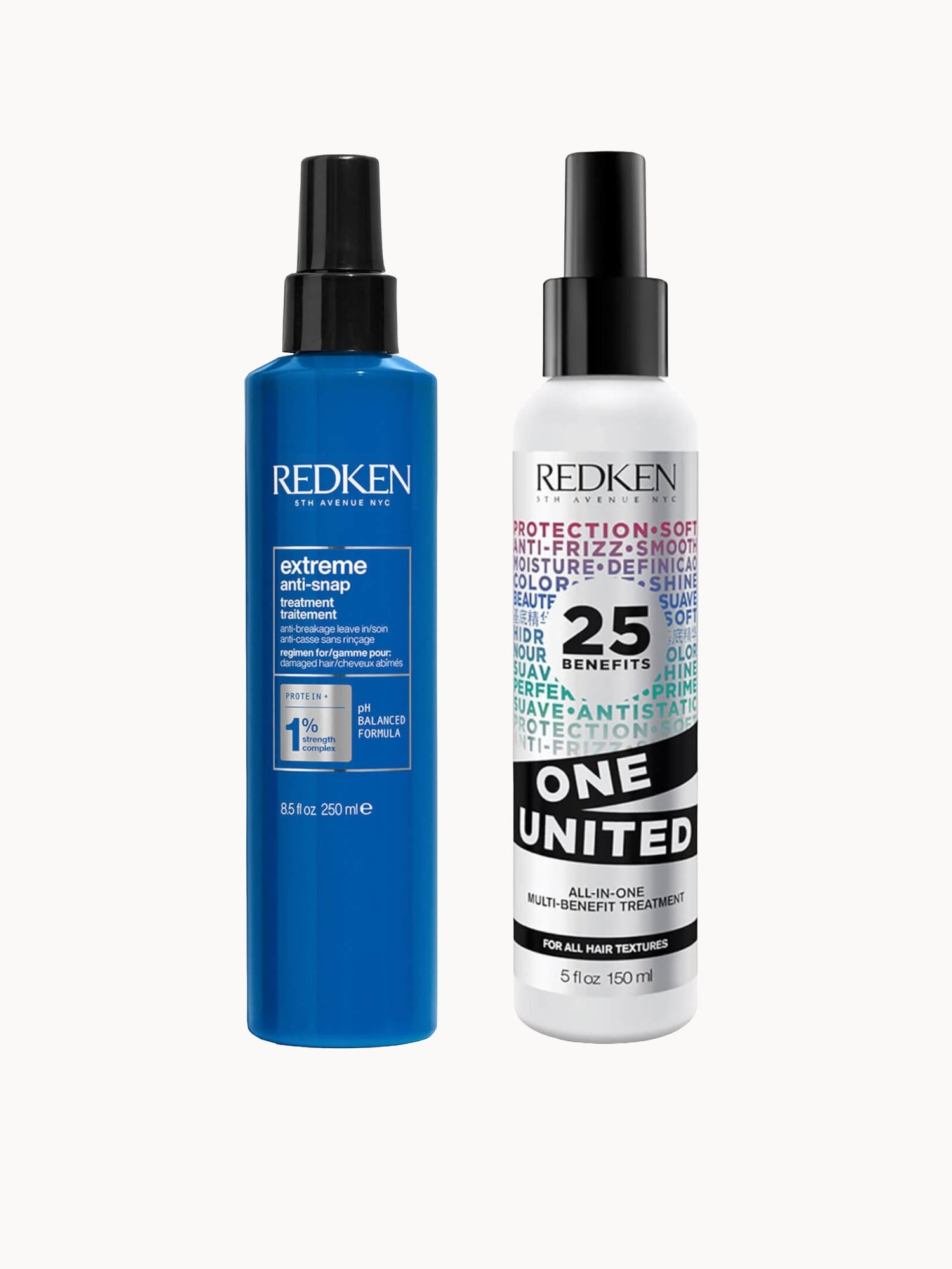 Redken Extreme Anti-Snap and One United Hair Treatment Bundle