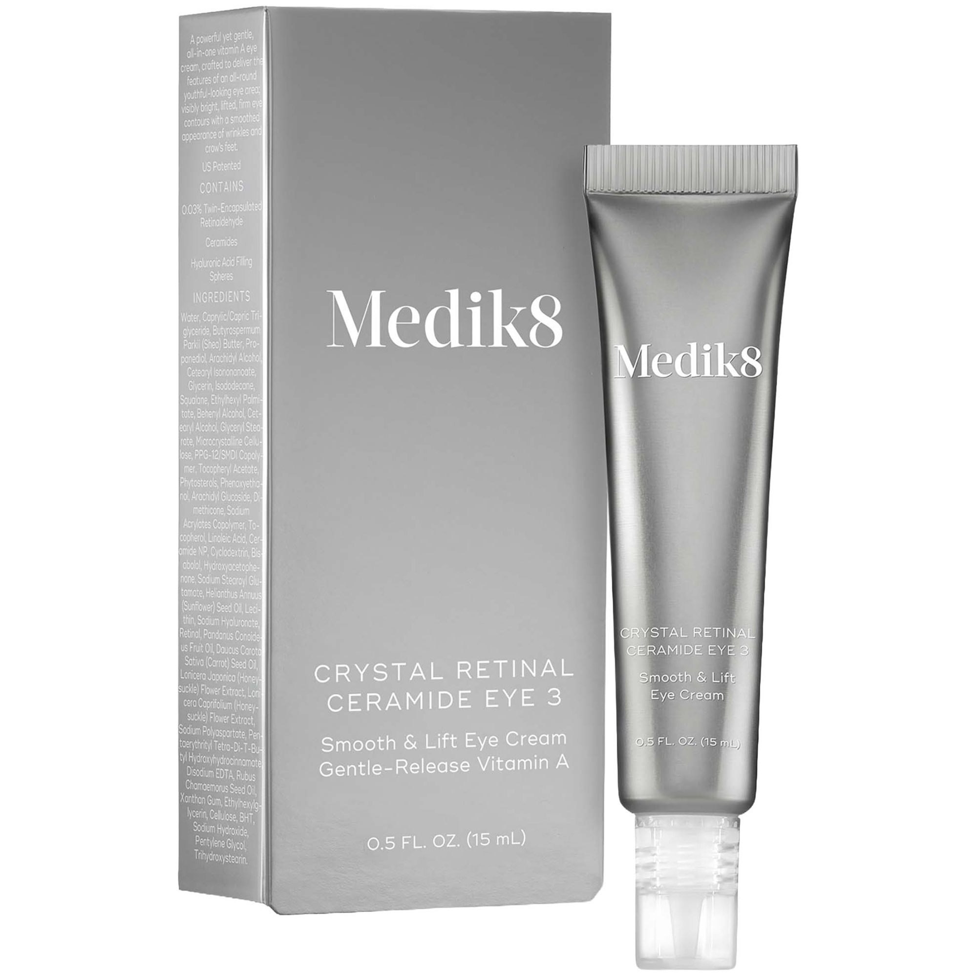 Medik8 Crystal Retinal Ceramide Eye Serum - 10 15ml | Dermstore