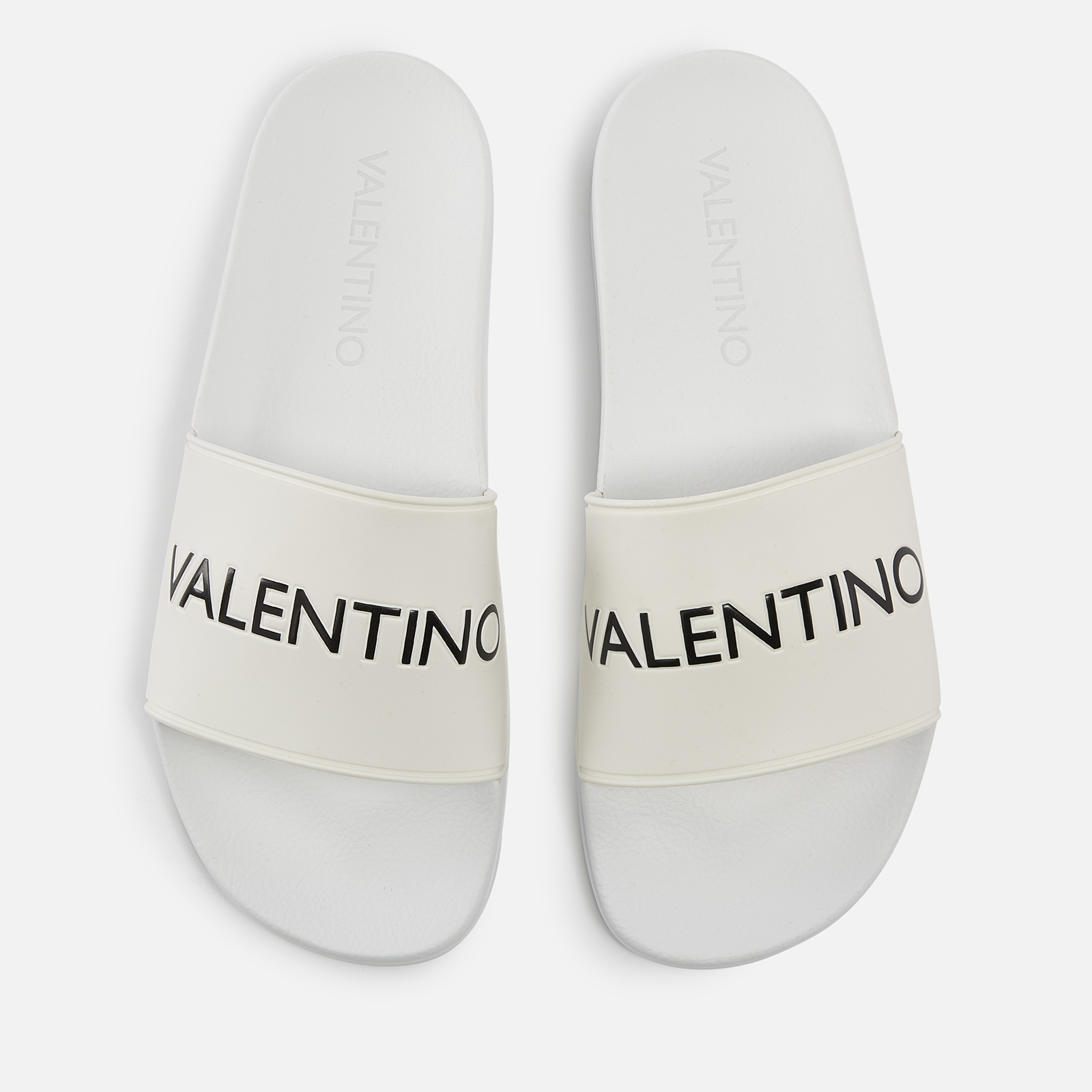 Valentino Xenia Logo Rubber Slides Allsole