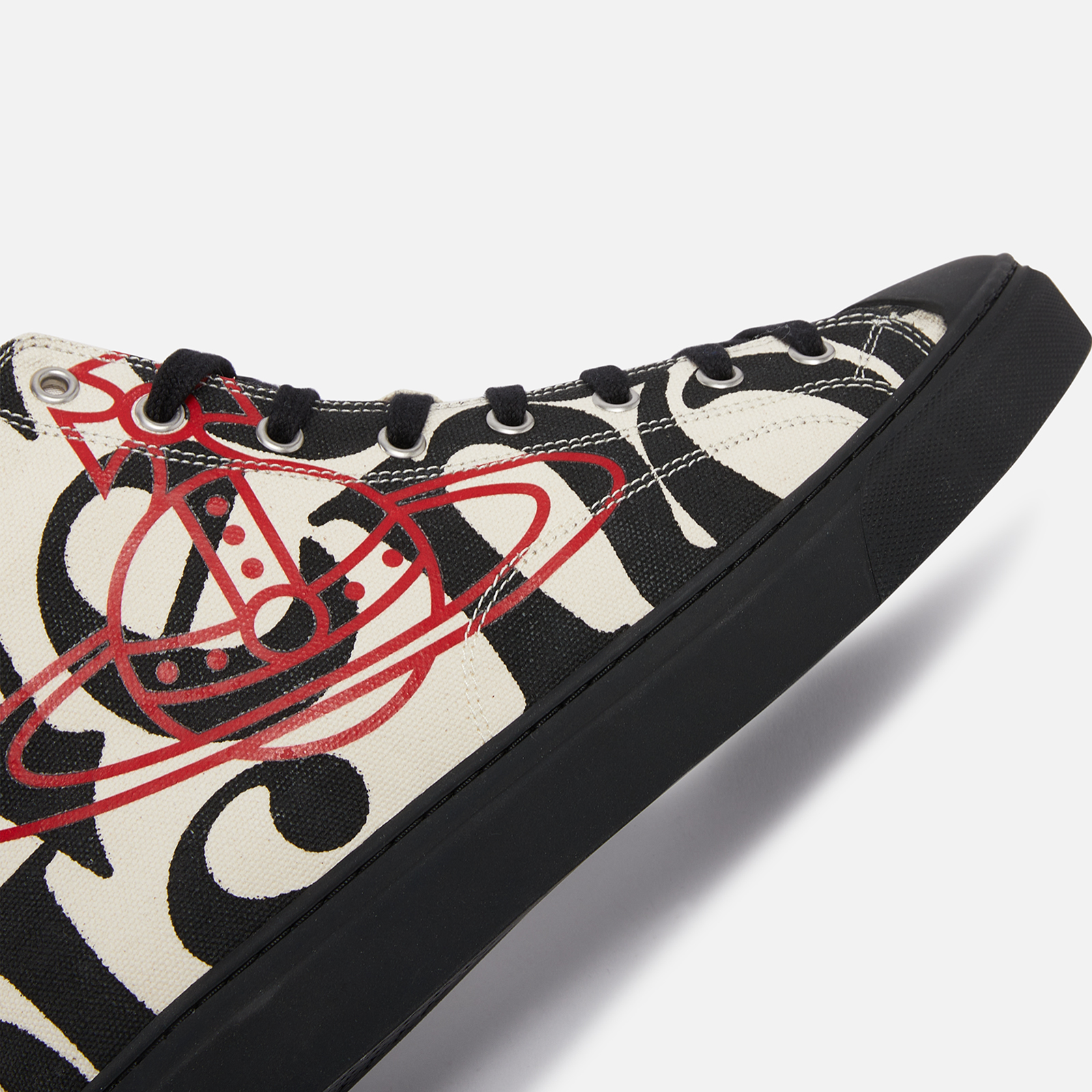 Vivienne Westwood Men's Canvas Hi-Top Trainers - UK 7 | Allsole Vivienne Westwood Men's Canvas Hi-Top Trainers - UK 7 | Allsole