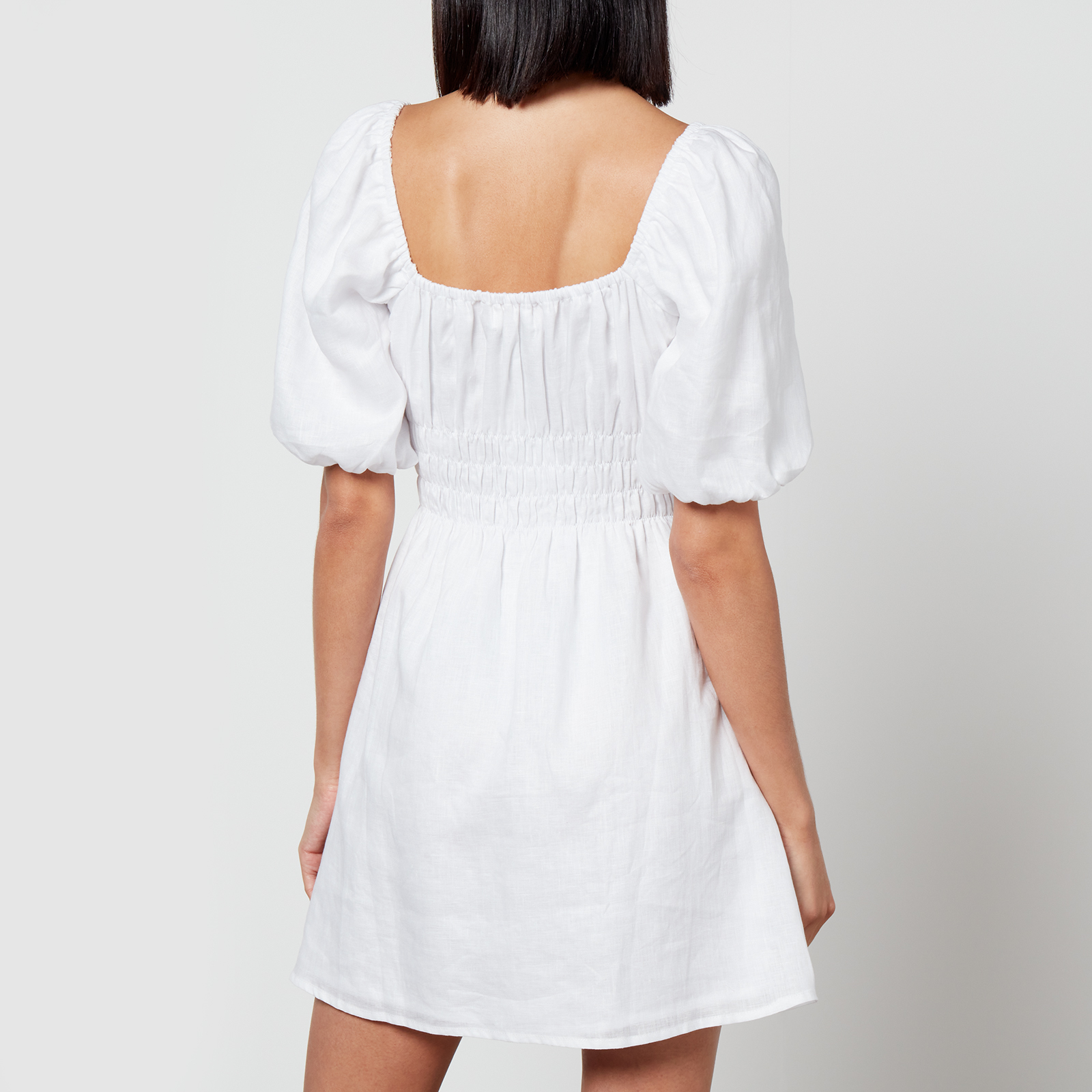 Linen mini dress Faithfull The Brand Multicolour size XS International in  Linen - 40395913