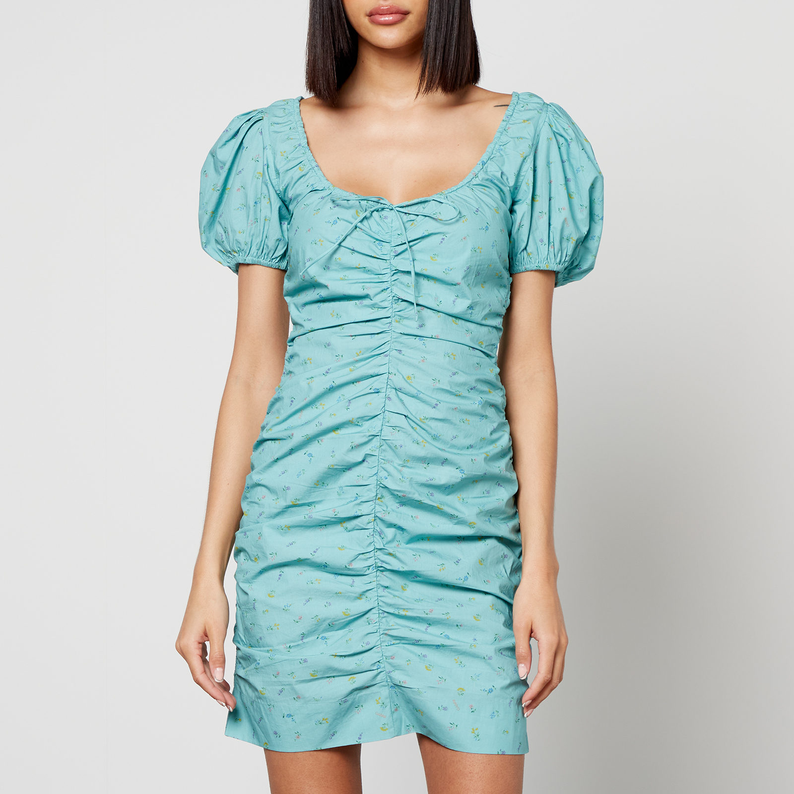 Printed poplin dress hotsell