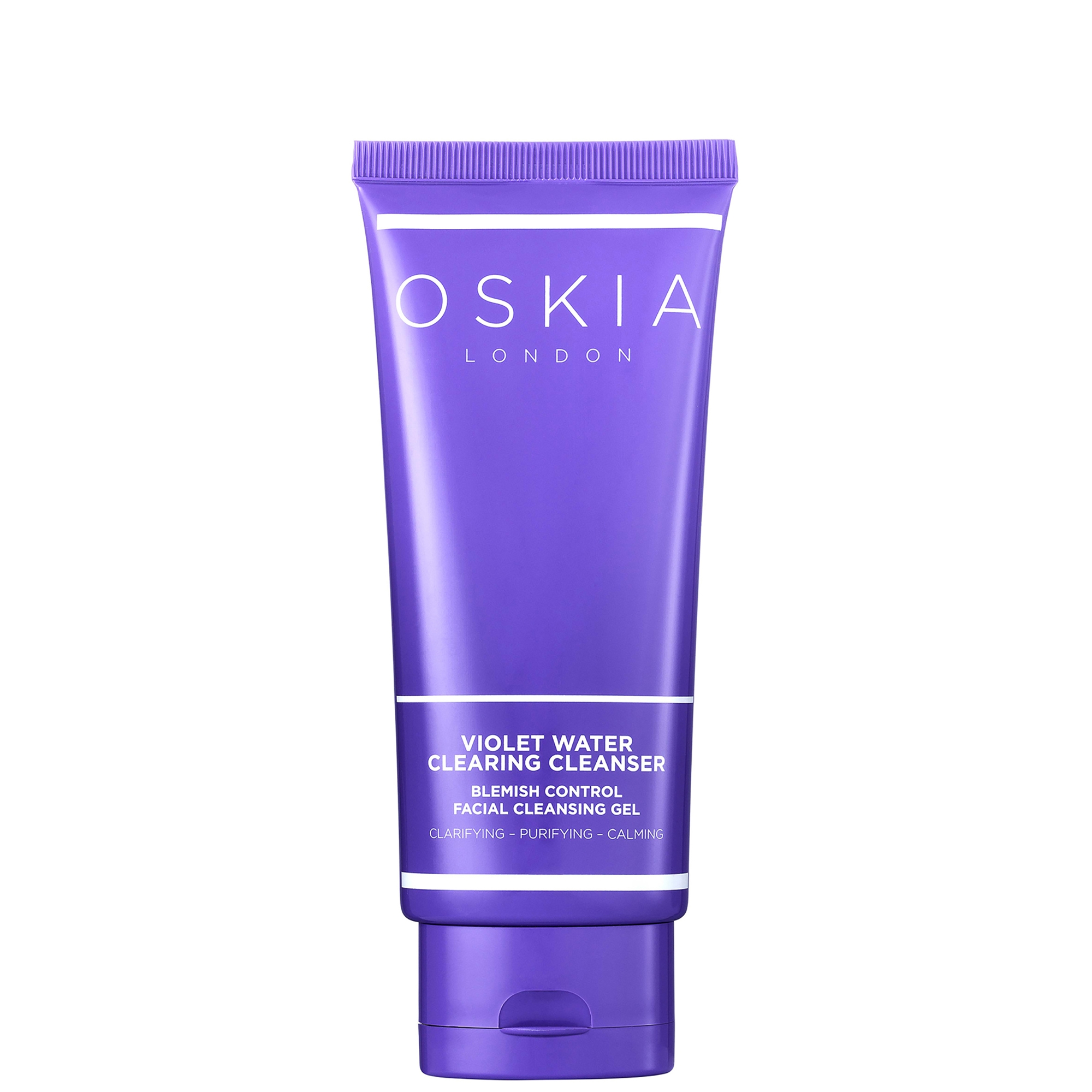 cult Oskia Violet Water Clearing Cleanser Blemish Control Facial Cleansing Gel 100ml