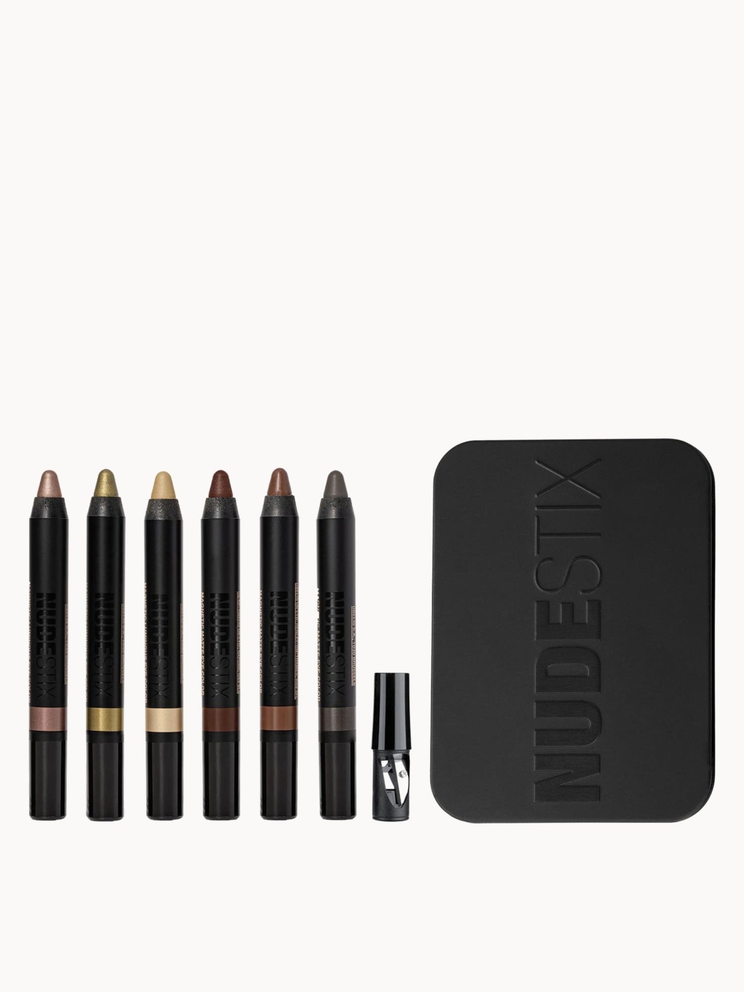 NUDESTIX Nude Earth 6 Piece Eye Kit (Worth £126.00)