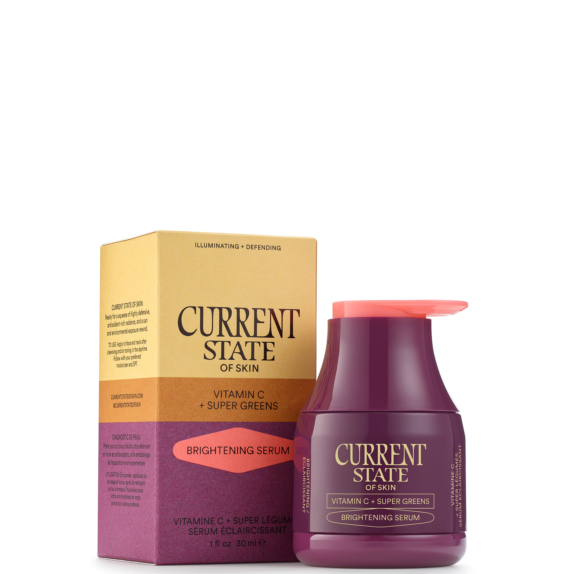 cult Current State Vitamin C and Super Greens Brightening Serum 30ml