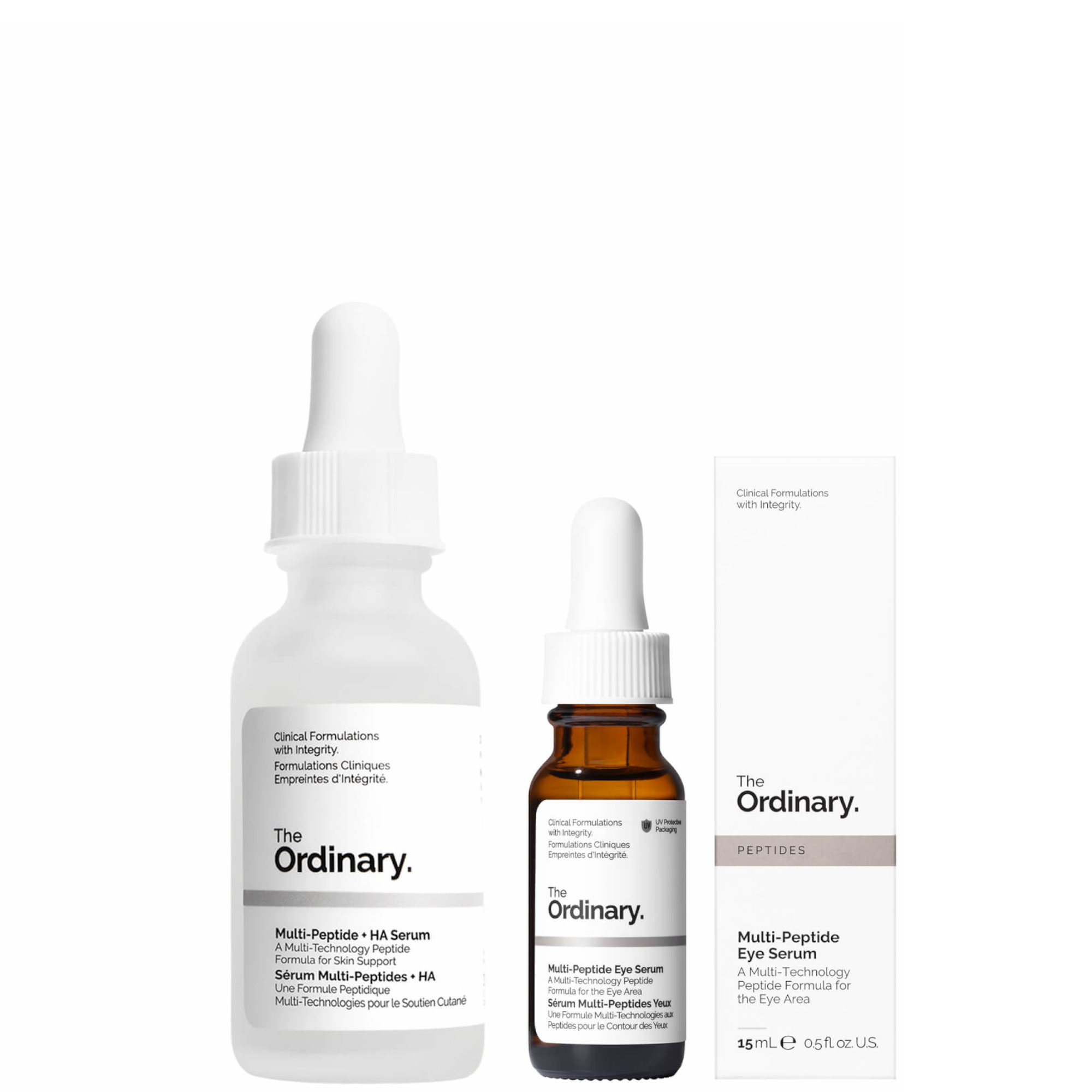 cult The Ordinary Multi-Peptide Eye Serum and HA Duo