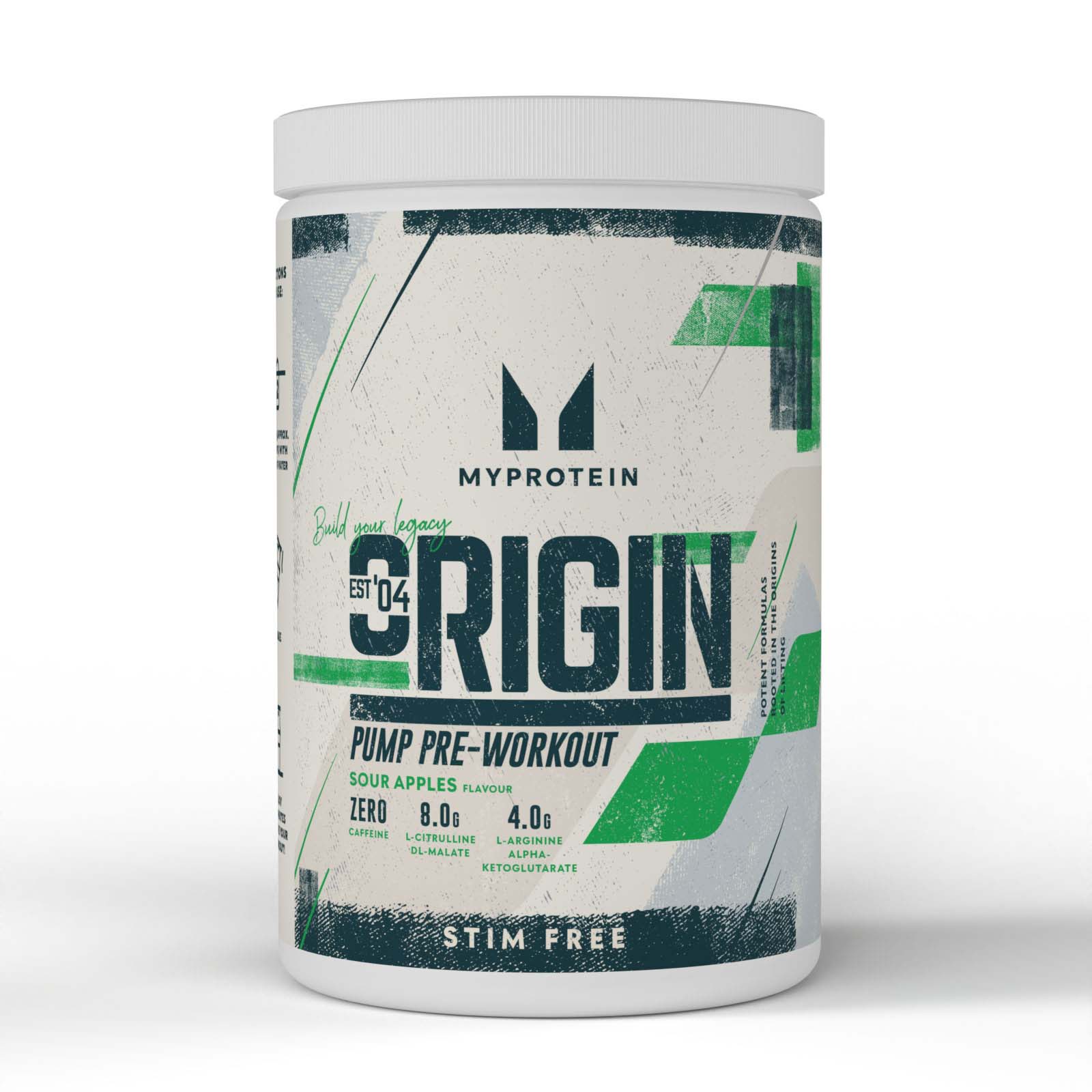 Origin Pre-Workout Pump Stim Free Myprotein UK