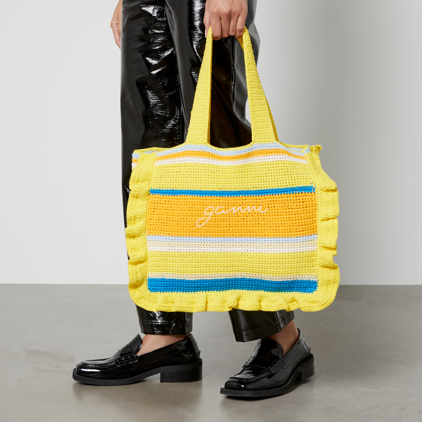 トートバッグ GANNI - ORGANIC COTTON LARGE TOTE BAG 14271078-2735092867744743.jpg
