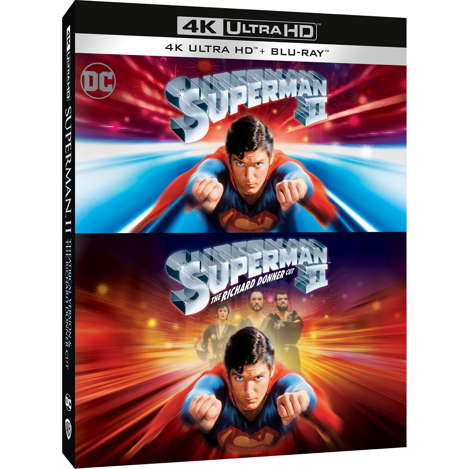 Superman II (Theatrical & Donner Cut) 4K Ultra HD (includes Blu-ray ...