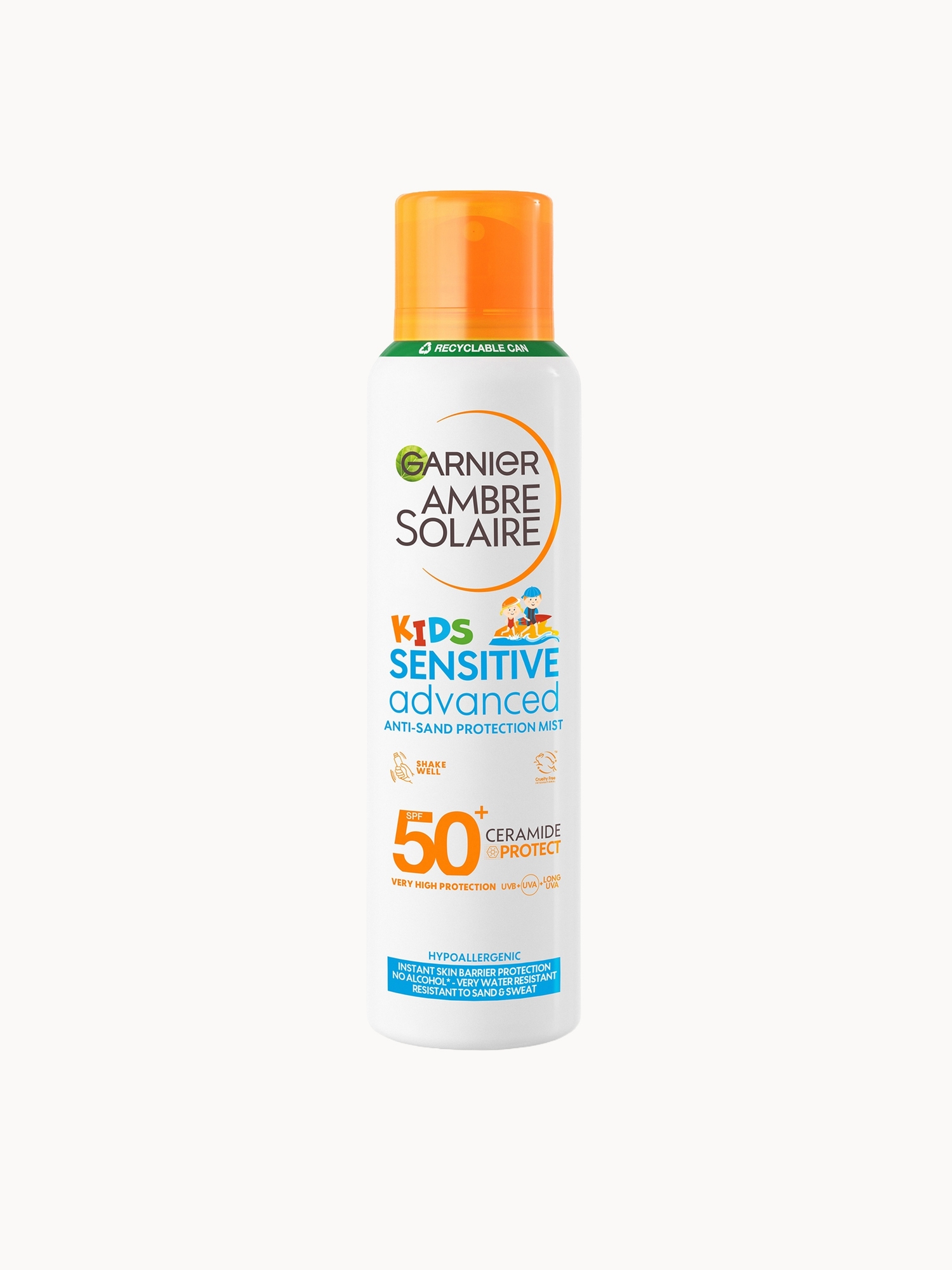 Garnier: Garnier Ambre Solaire Kids' SPF 50+ Sensitive Advanced Anti-Sand Mist 150ml