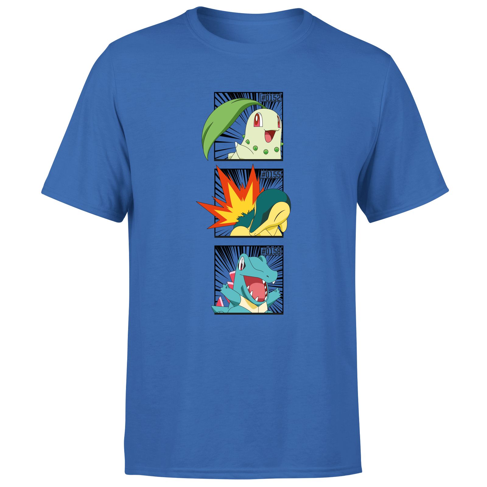 Pokemon Generation 2 Monochrome Starters Men's T-Shirt - Black - S