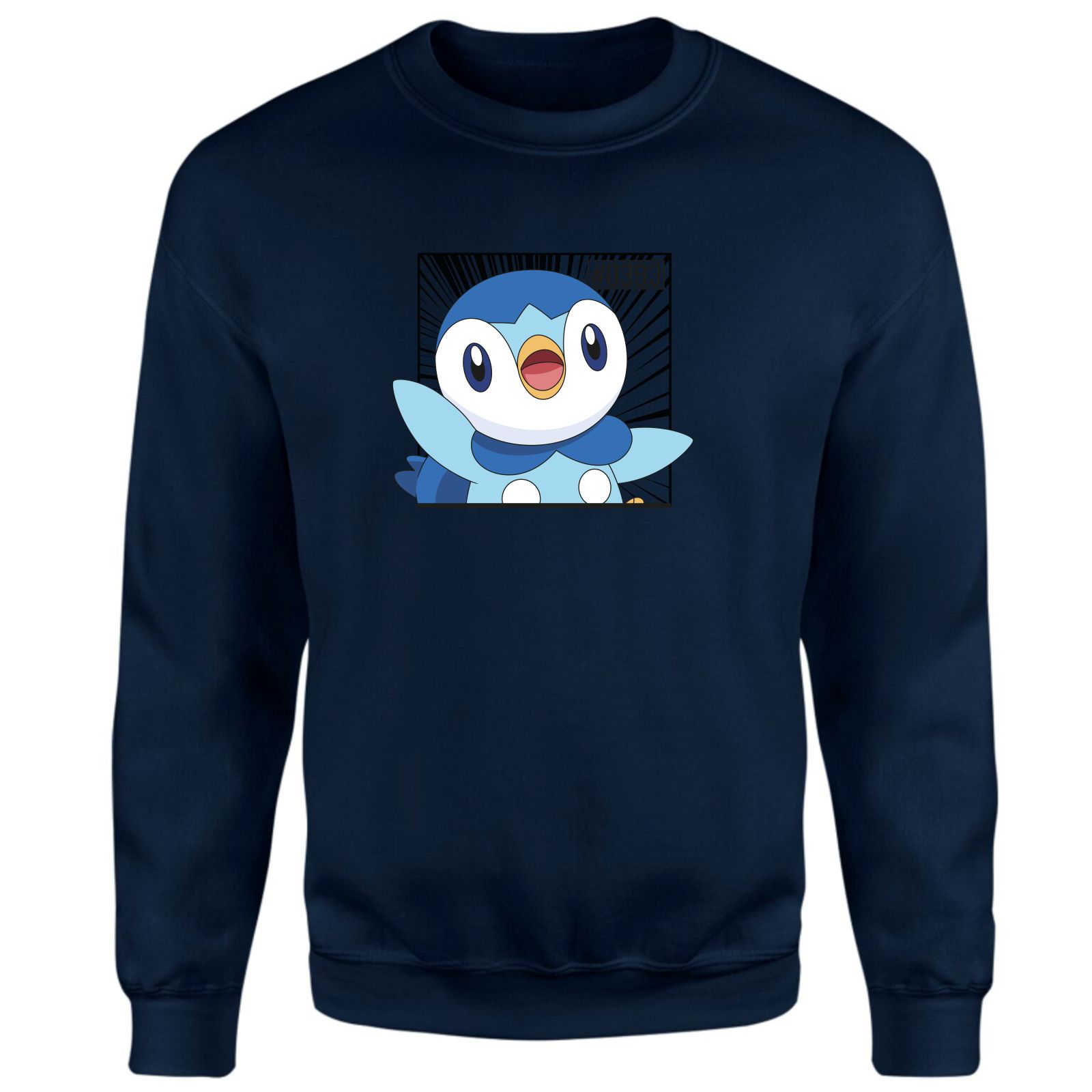 Pokemon Piplup Sweatshirt - Navy - S