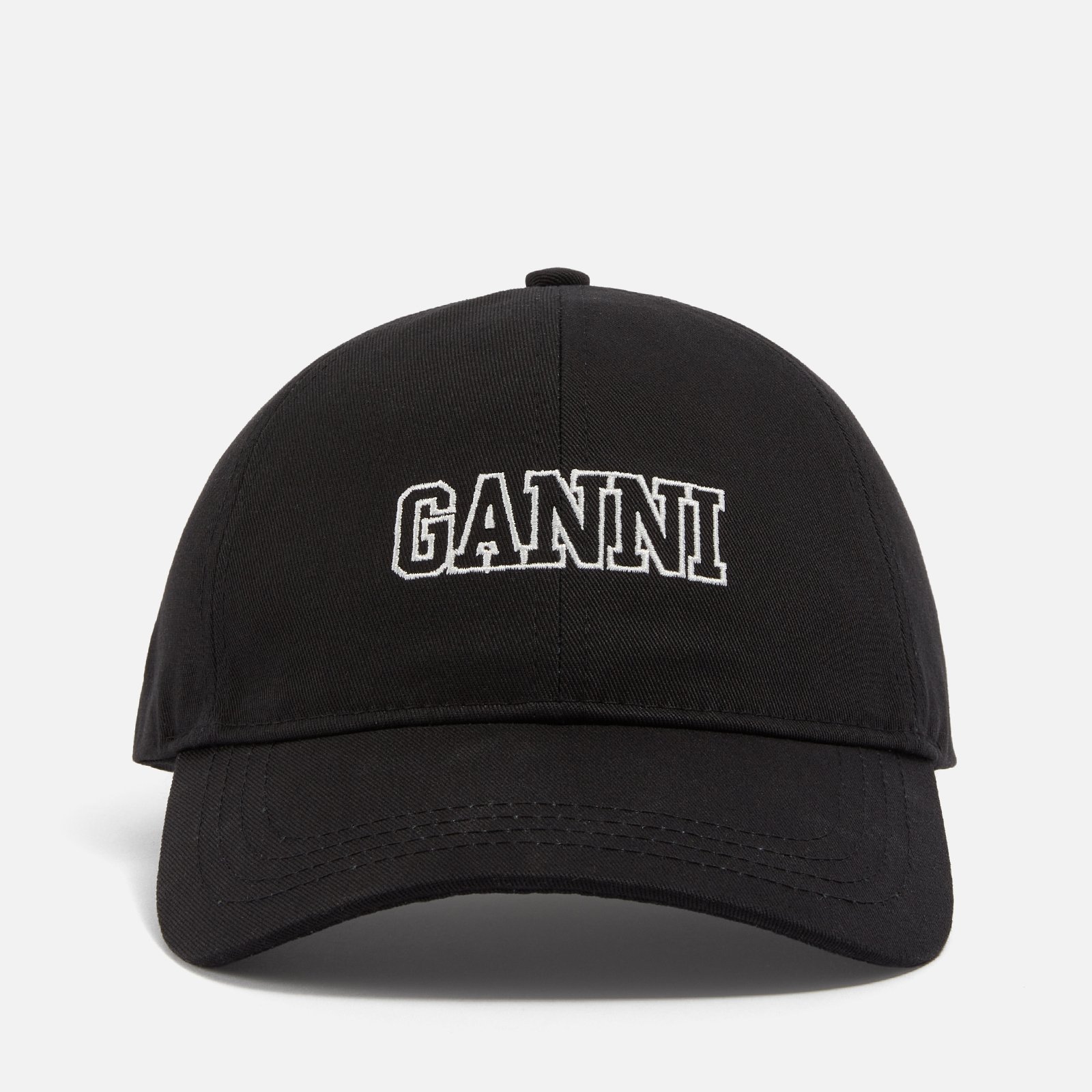 キャップ Ganni Slate Cotton Baseball Cap Ganni Slate Cotton Baseball Cap In Black | ModeSens
