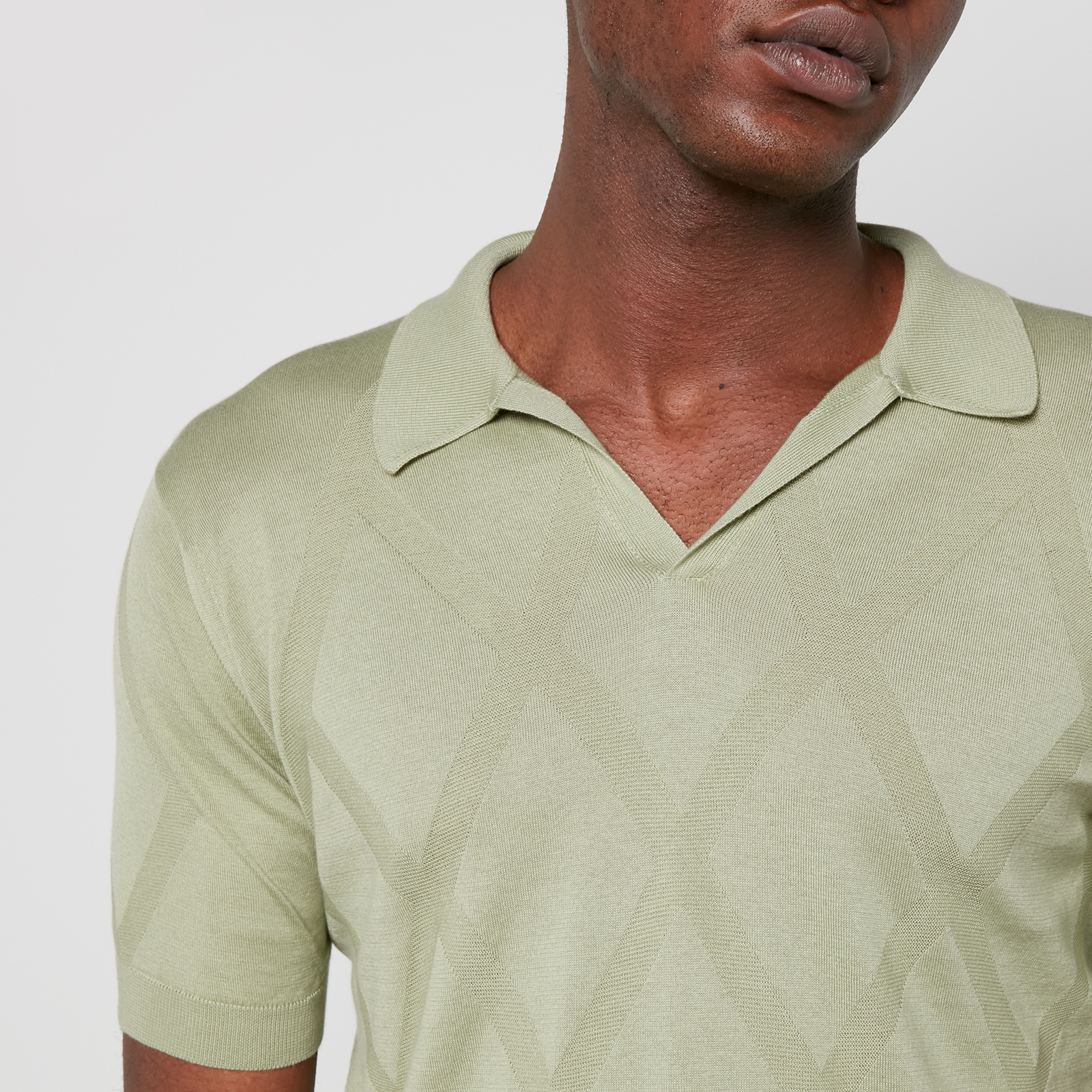 John Smedley Sea Island Cotton Skipper-Collar Noah Polo