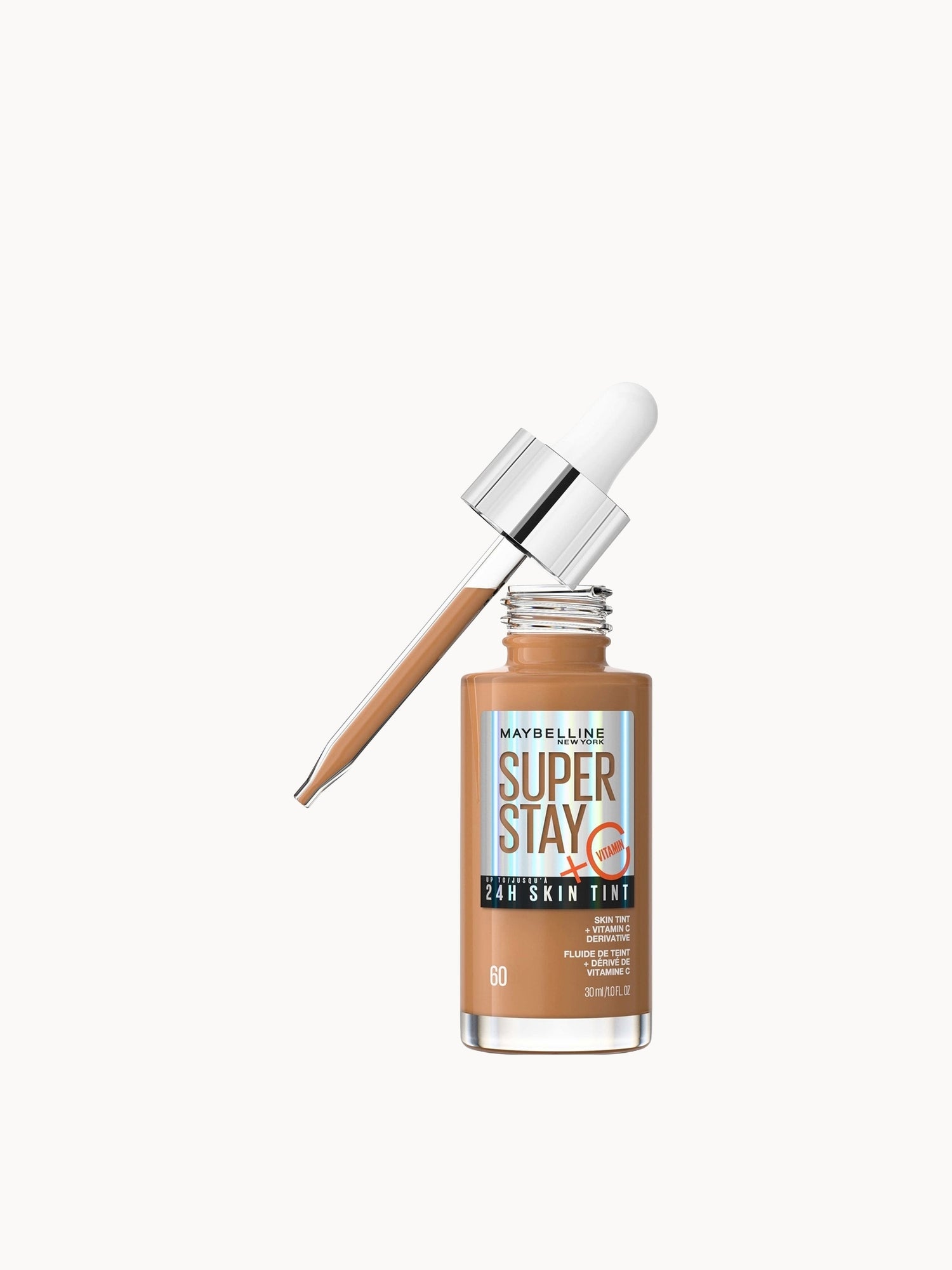 Maybelline Super Stay up to 24H Skin Tint Foundation + Vitamin C 30ml (Various Shades)