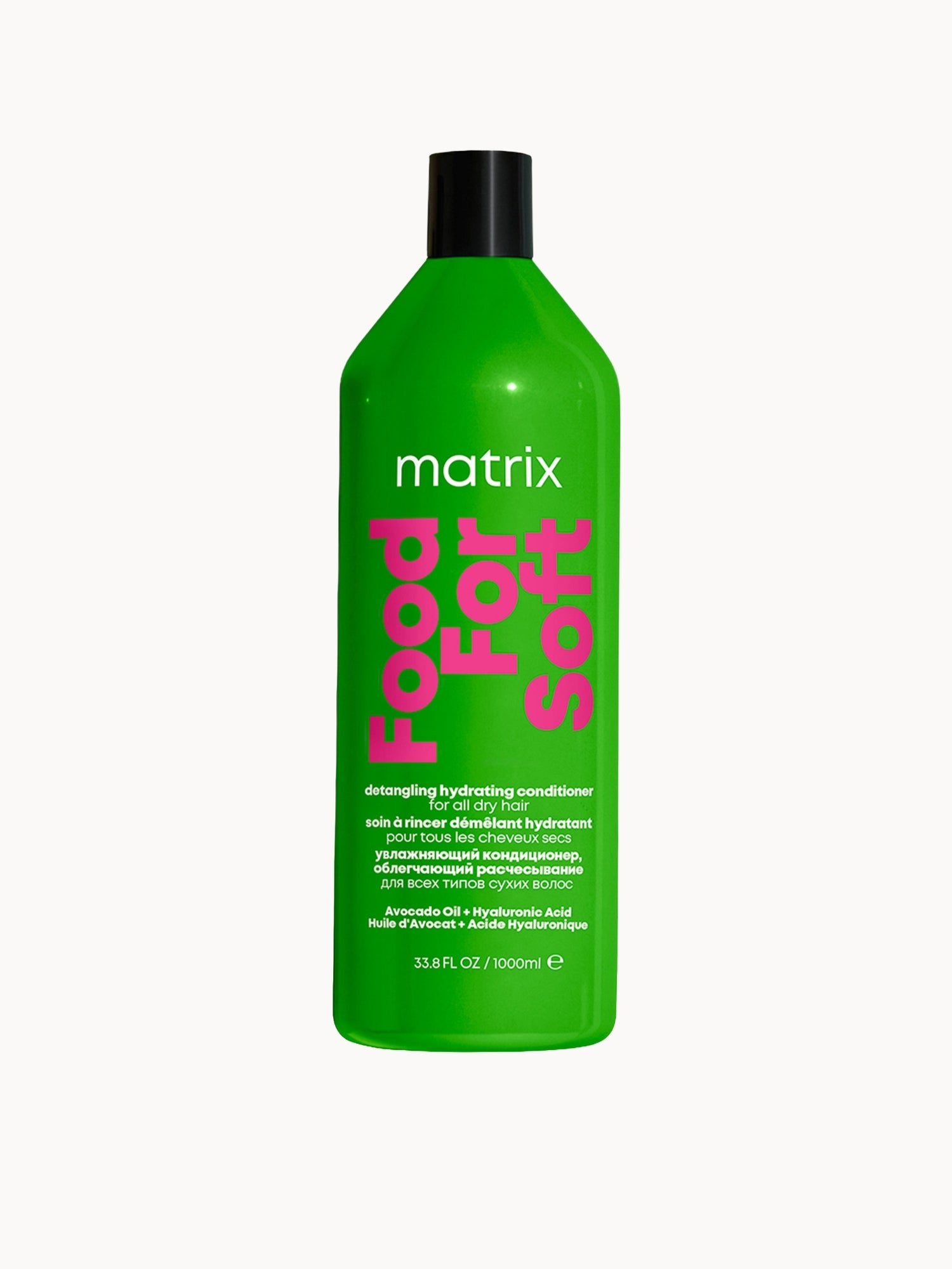 Matrix Food For Soft Detangling Conditioner with Avocado Oil and Hyaluronic Acid For Dry Hair 1000ml