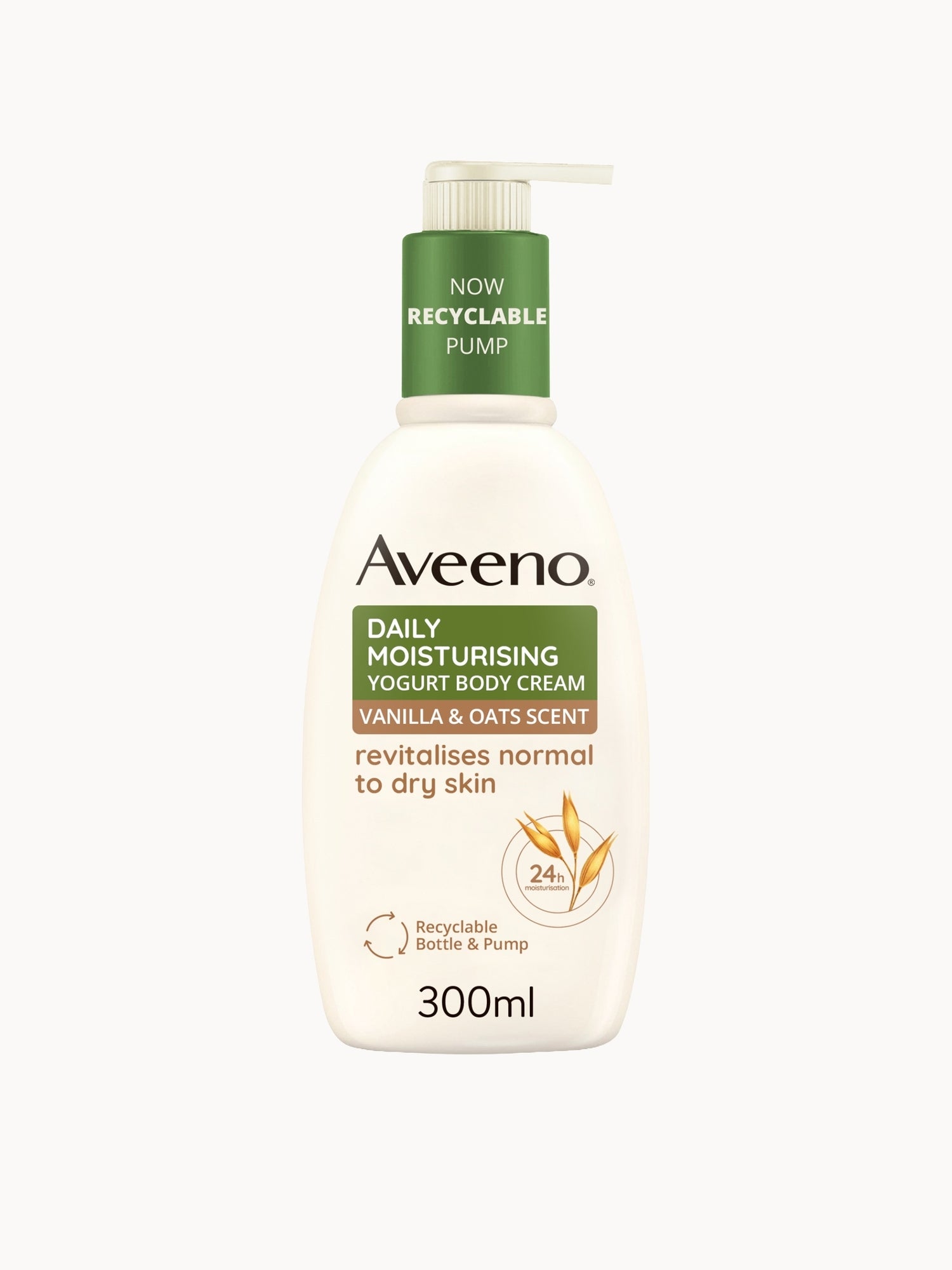 Aveeno Aveeno Moisturising Yogurt Body Cream Vanilla & Oats Scent 300ml