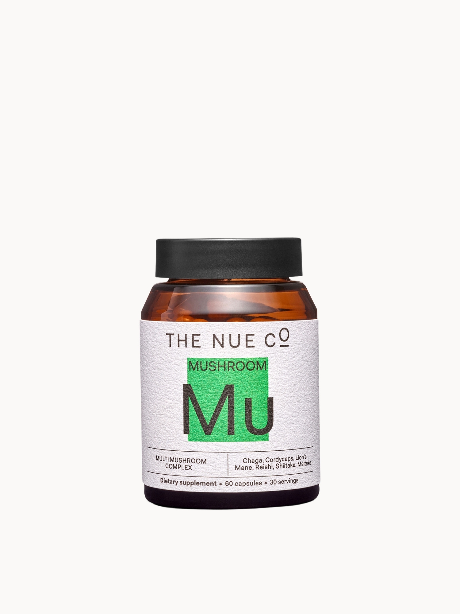The Nue Co.: The Nue Co. Multi Mushroom Complex Supplement (60 Capsules)
