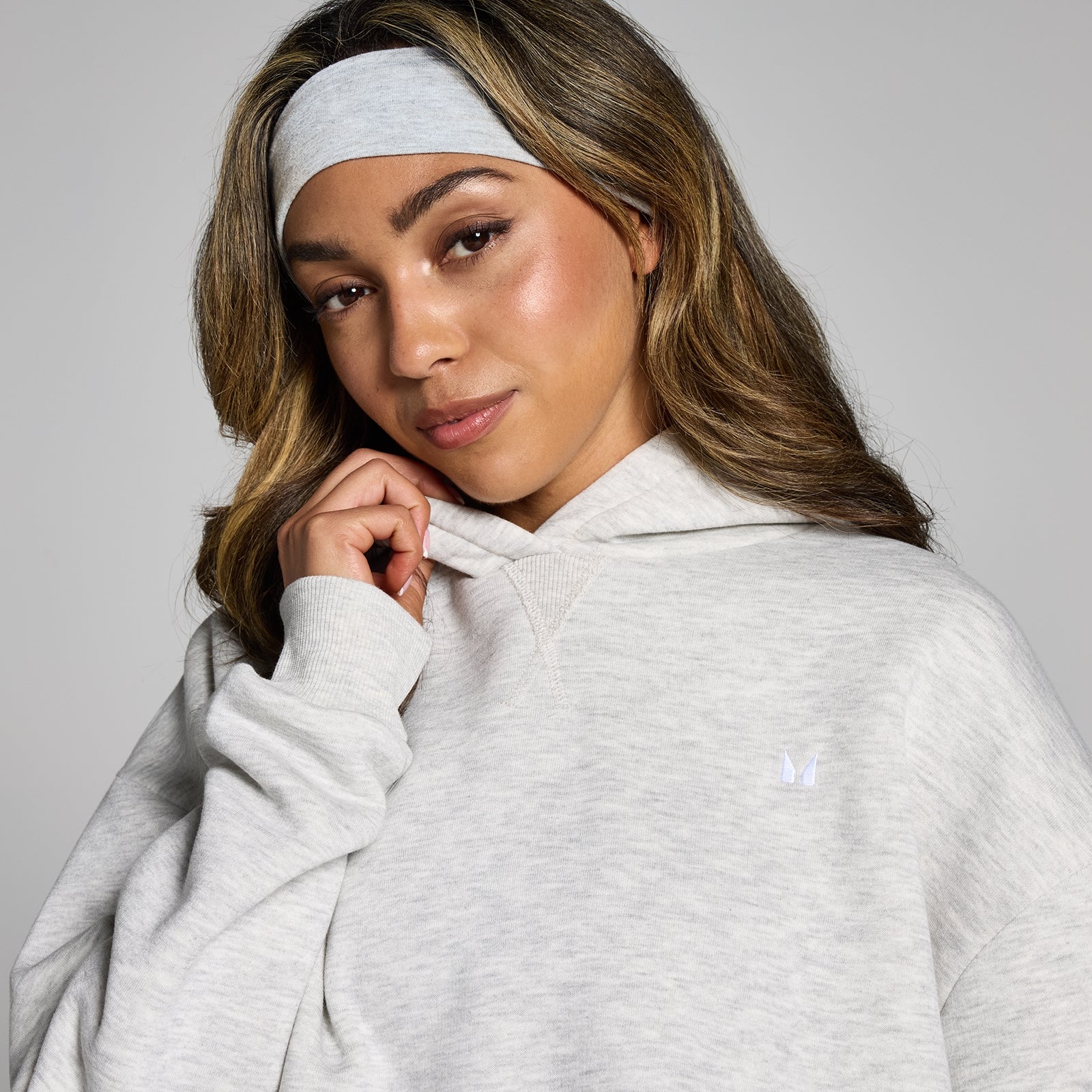 MP Women's Basics Oversized Hoodie - Light Grey Marl | Myprotein