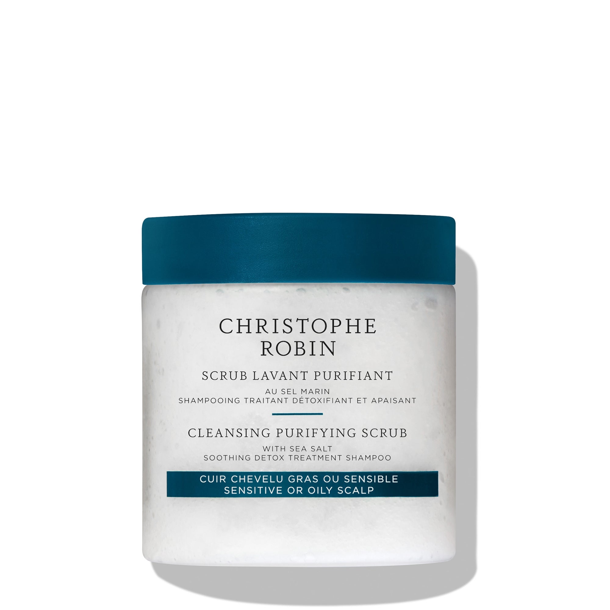 Christophe Robin Cleansing Purifying Scrub with Sea Salt 75ml (Low Dioxane)