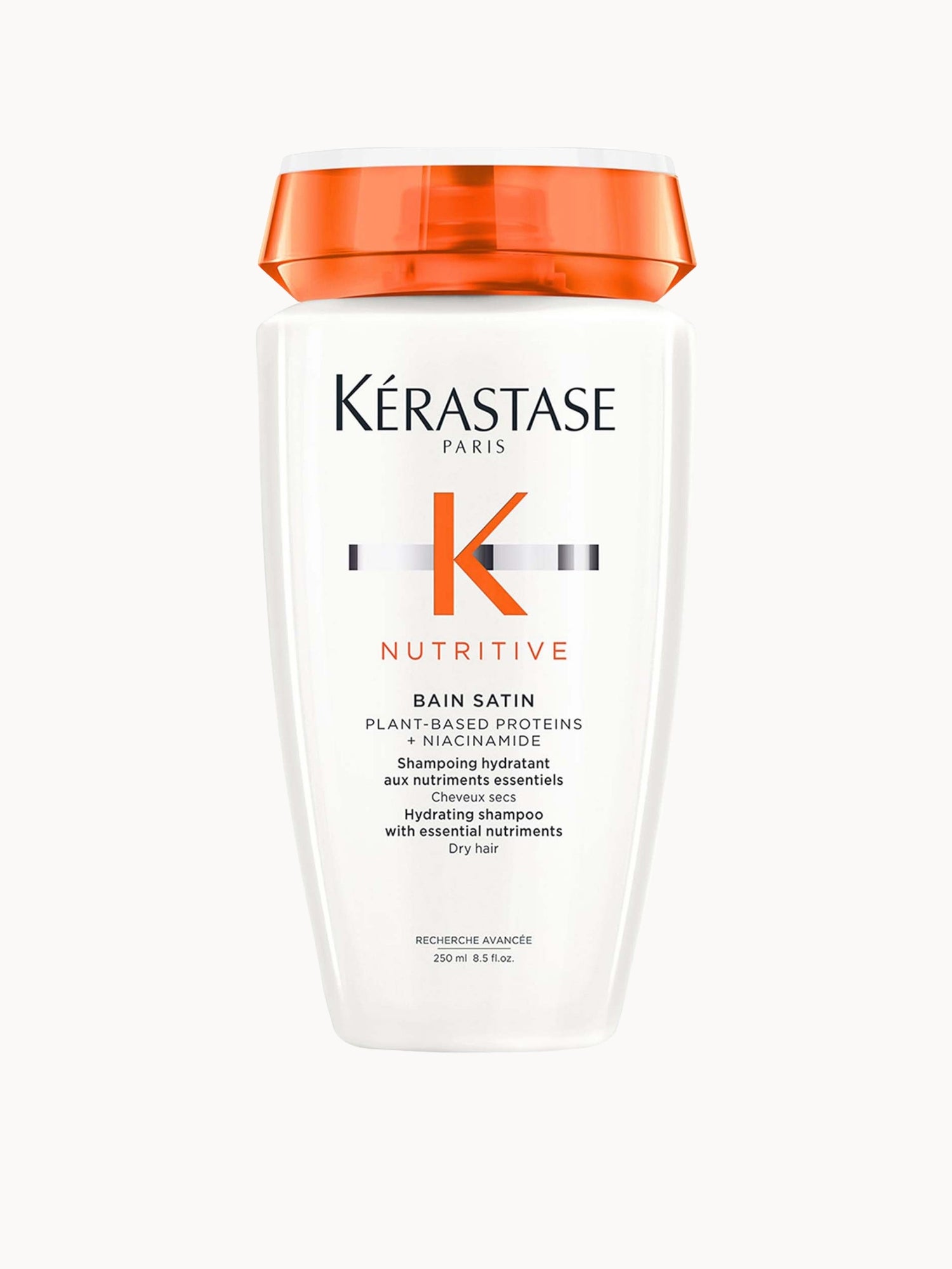 4個セット！Kérastase Bain Satin 250ml Kérastase Nutritive Bain Satin Hydrating Shampoo for Dry Hair