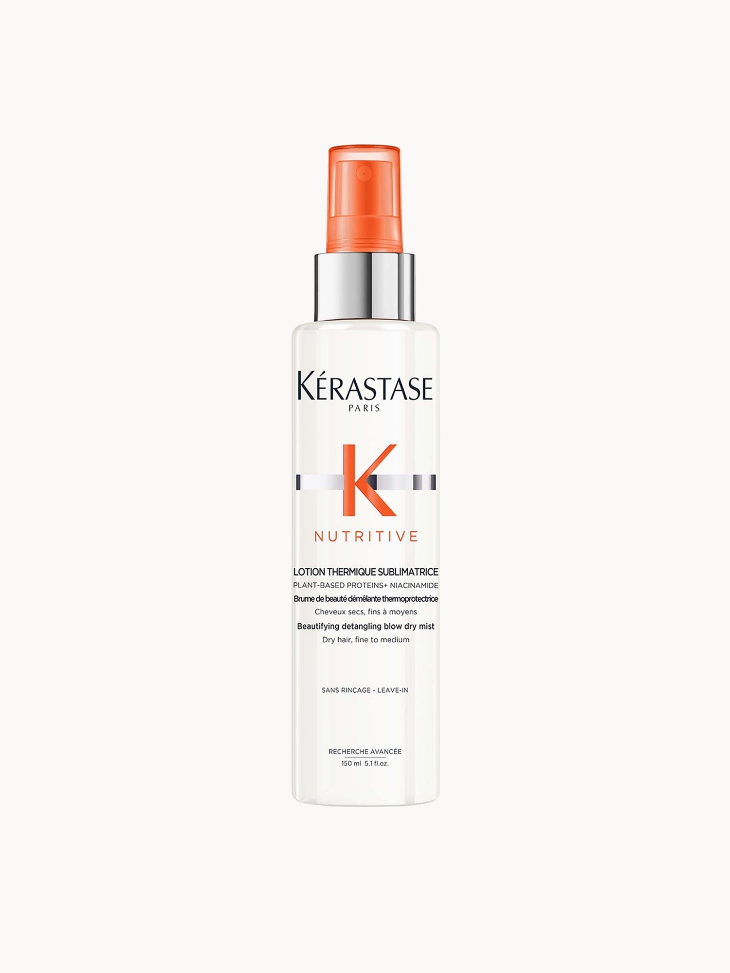 Kérastase Nutritive Beautifying Detangling Blow Dry Mist, for Dry Fine to Medium Hair 150ml