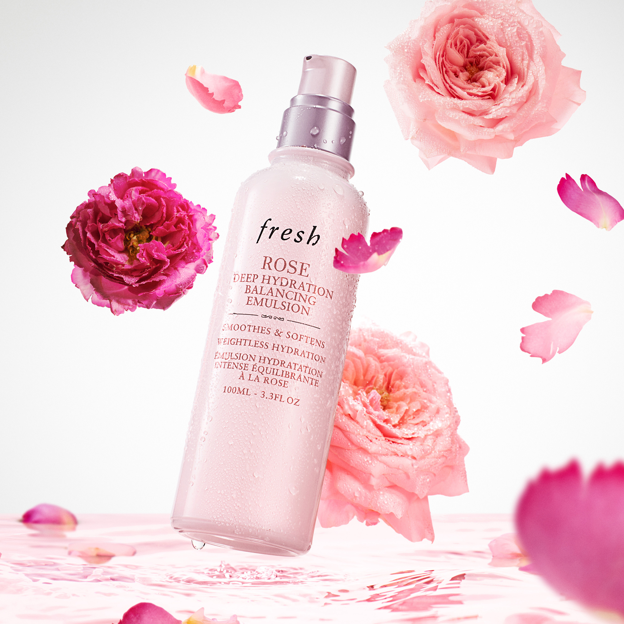 Fresh Rose Deep Hydration Balancing Emulsion 100ml | Cult Beauty