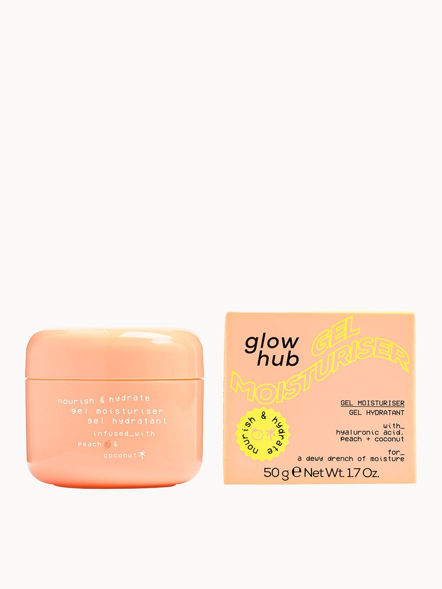 Glow Hub Nourish & Hydrate Gel Moisturiser 50g