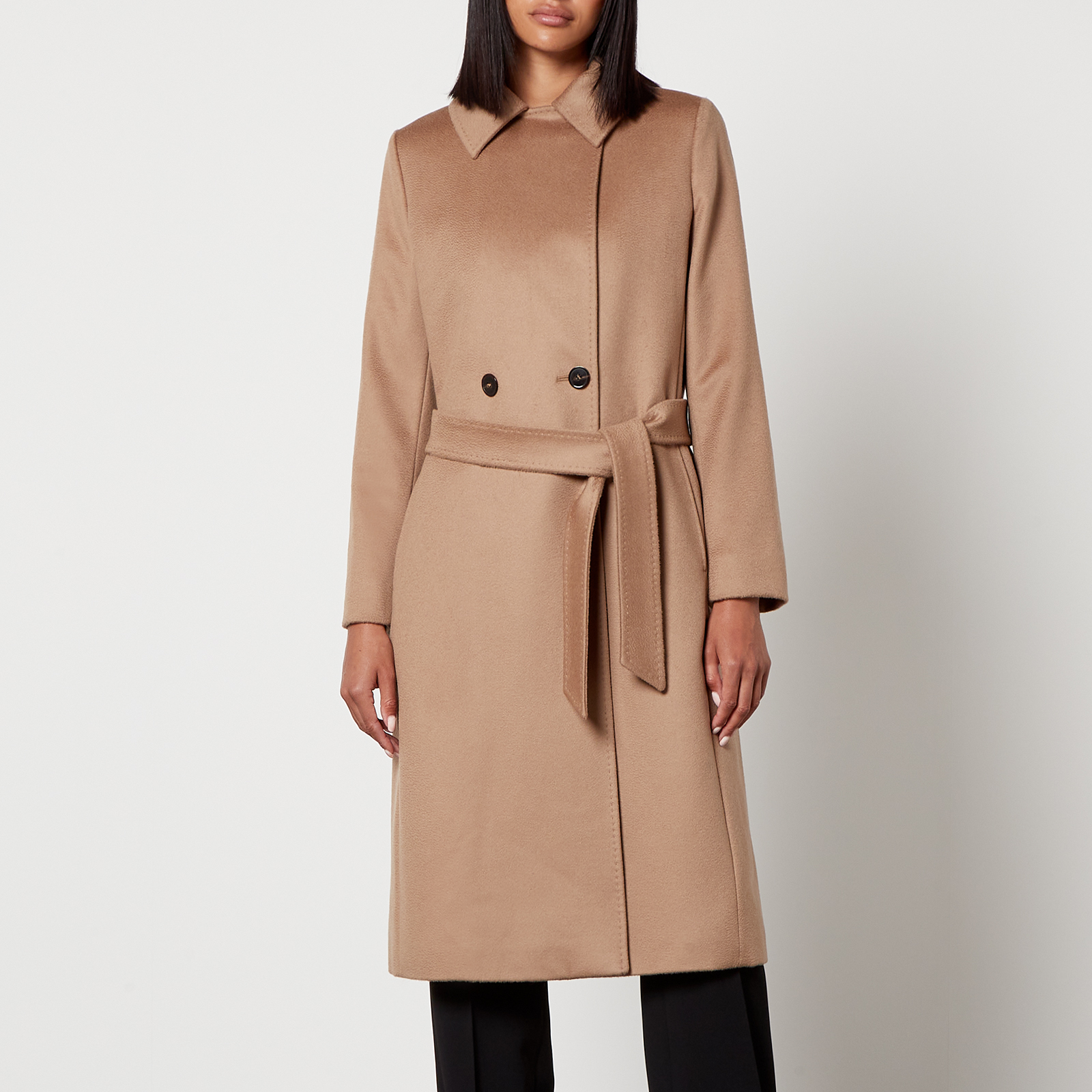 コート Max Mara BCOLLAG - Wool coat Wool robe coat, black | 