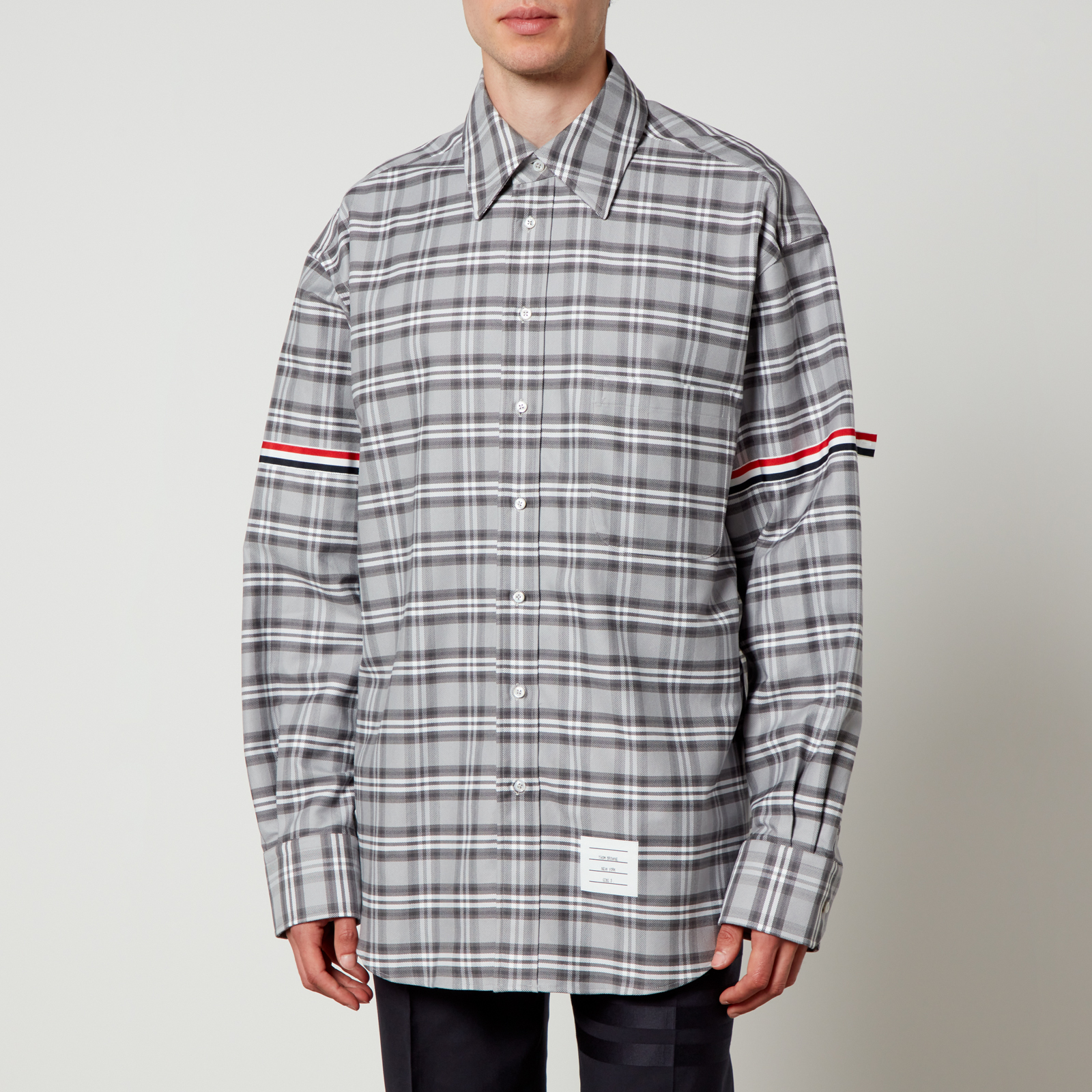 【ブッフォン】THOM BROWNE.シャツ トム・ブラウン THOM BROWNE シャツ ブラウス ブルー メンズ