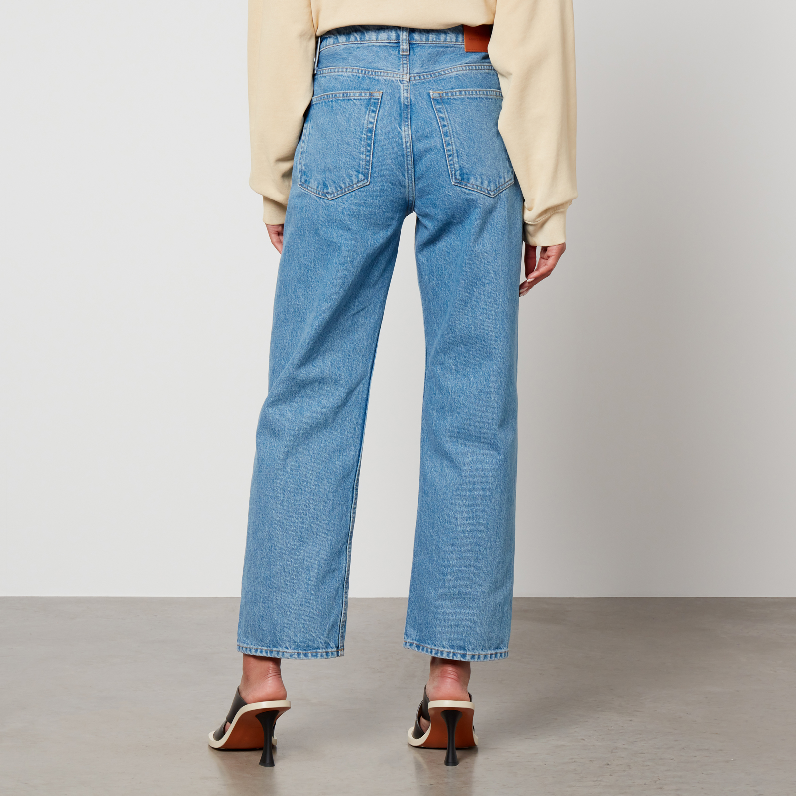 Anine Bing Gavin Denim Straight Leg Jeans Coggles