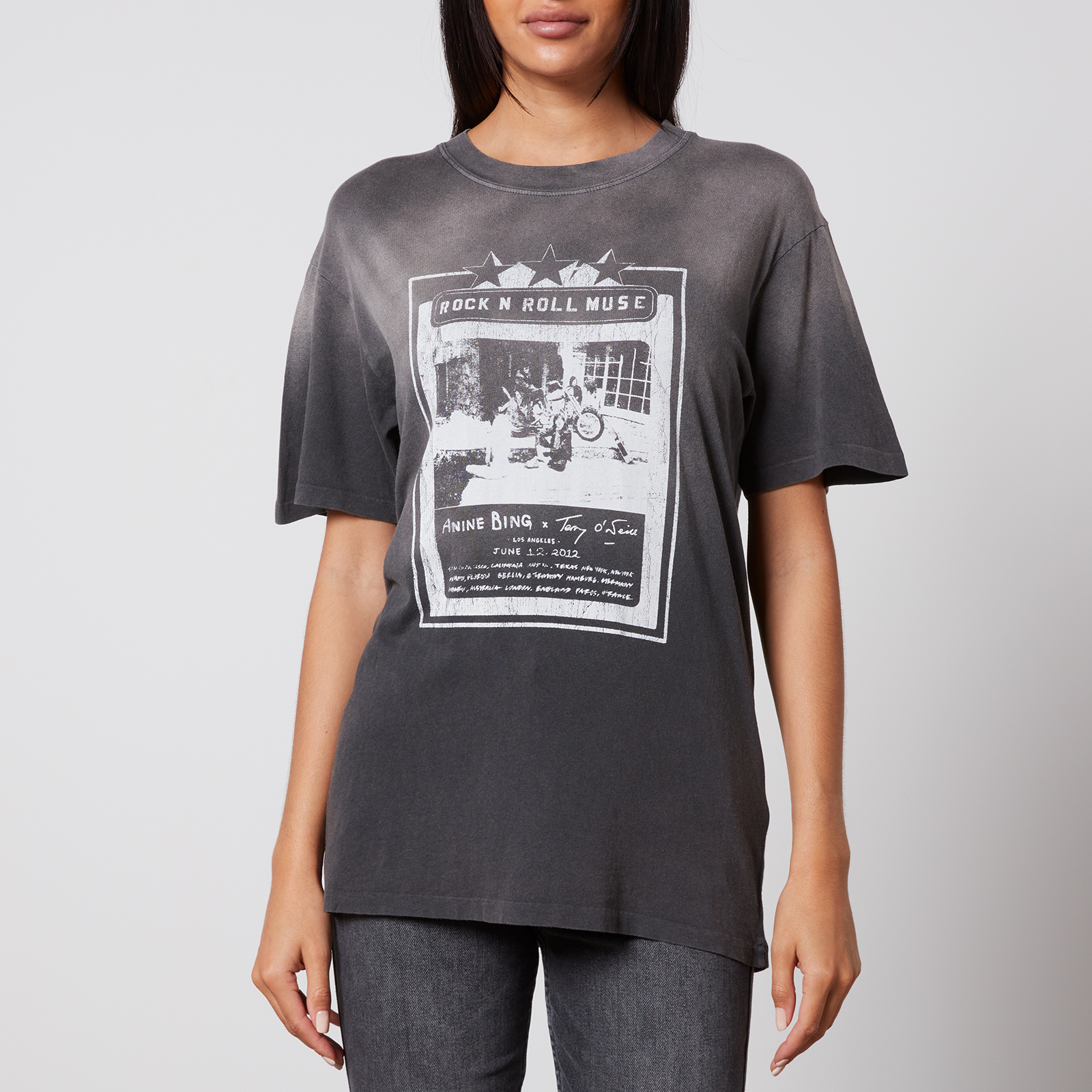 ANINE BING★ジョニー クロップド Tシャツ 14557557-6445085851052021.jpg