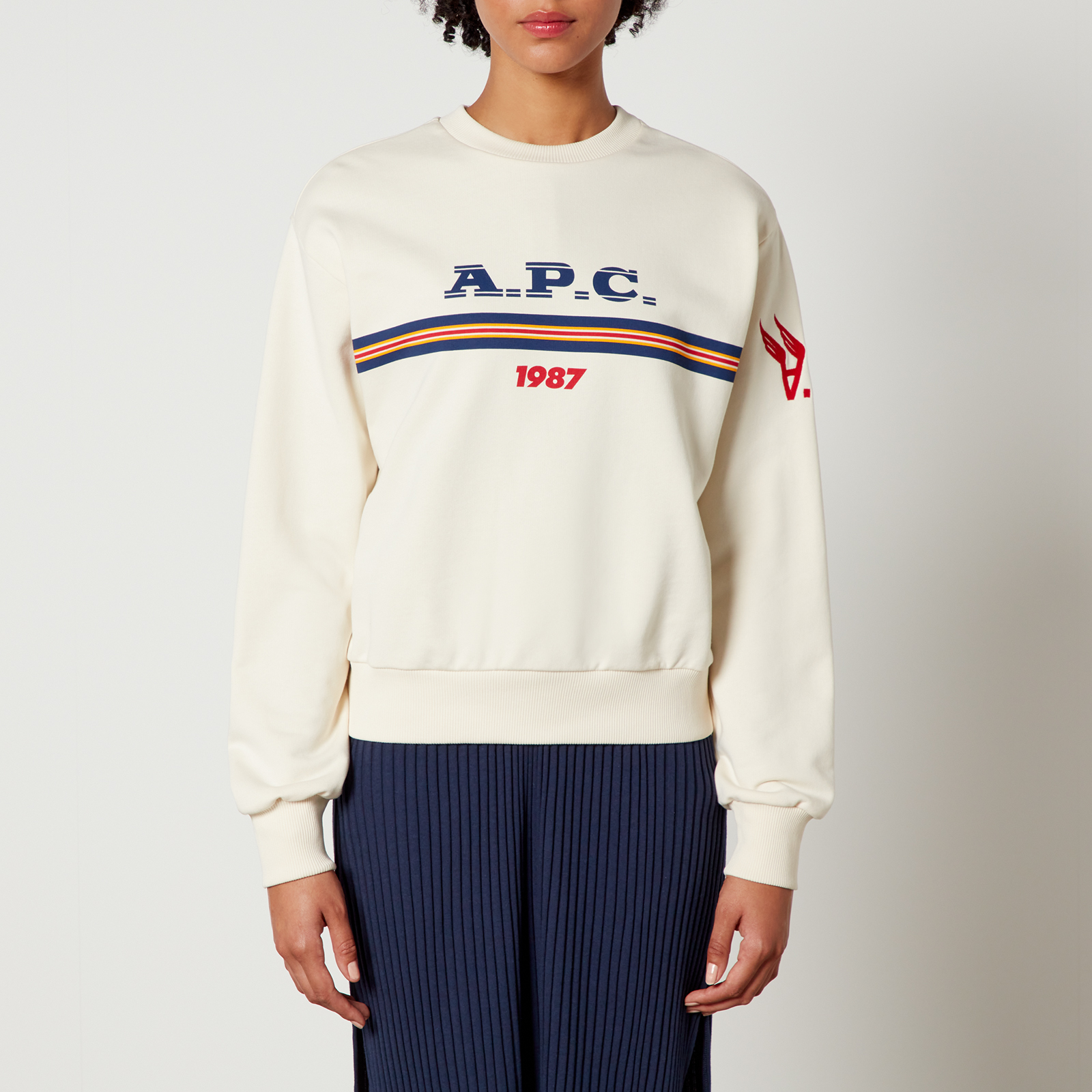 A.P.C. Maxine Cotton-Jersey Sweatshirt | Coggles