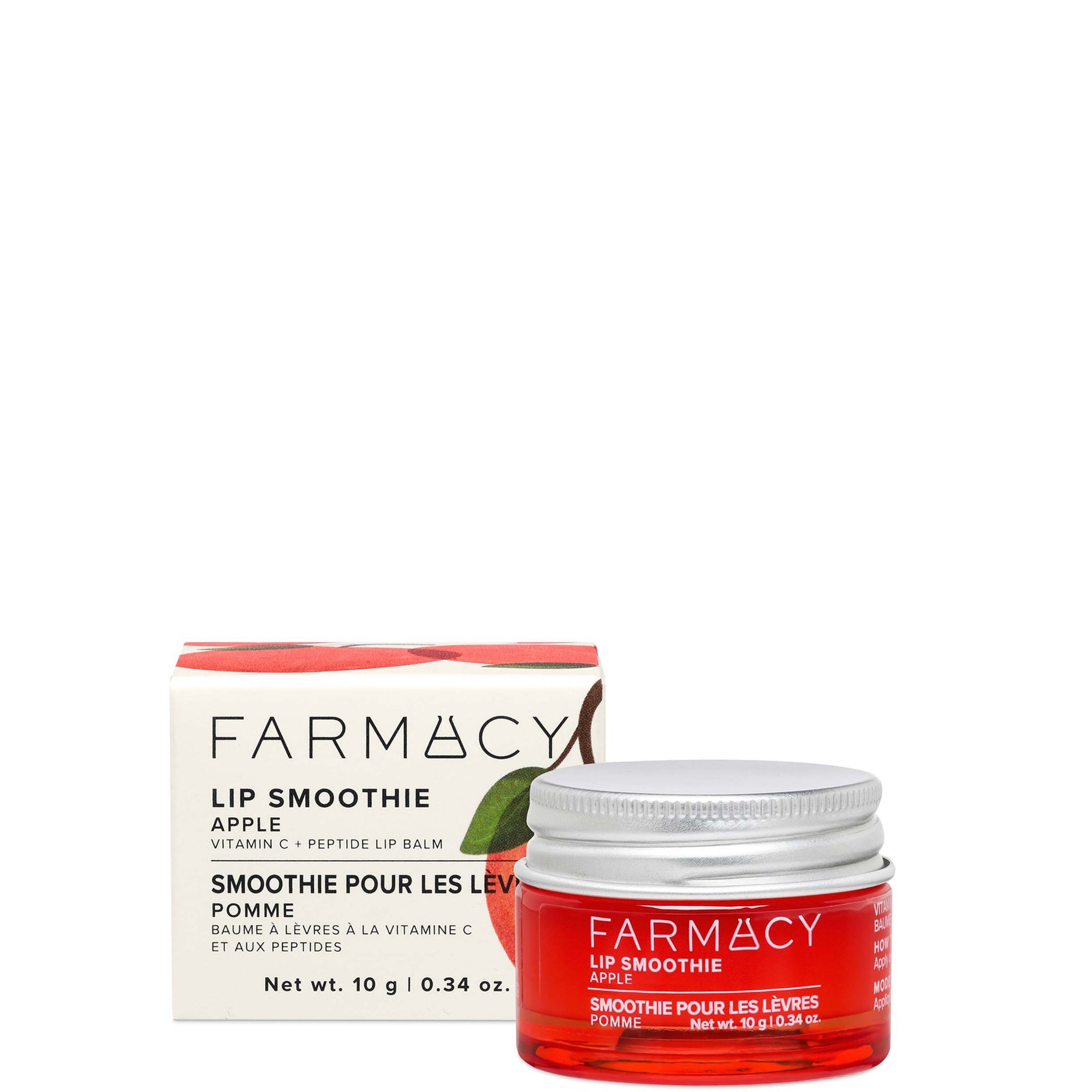 Farmacy Lip Smoothie Vitamin C and Peptide Lip Balm 10g - Apple