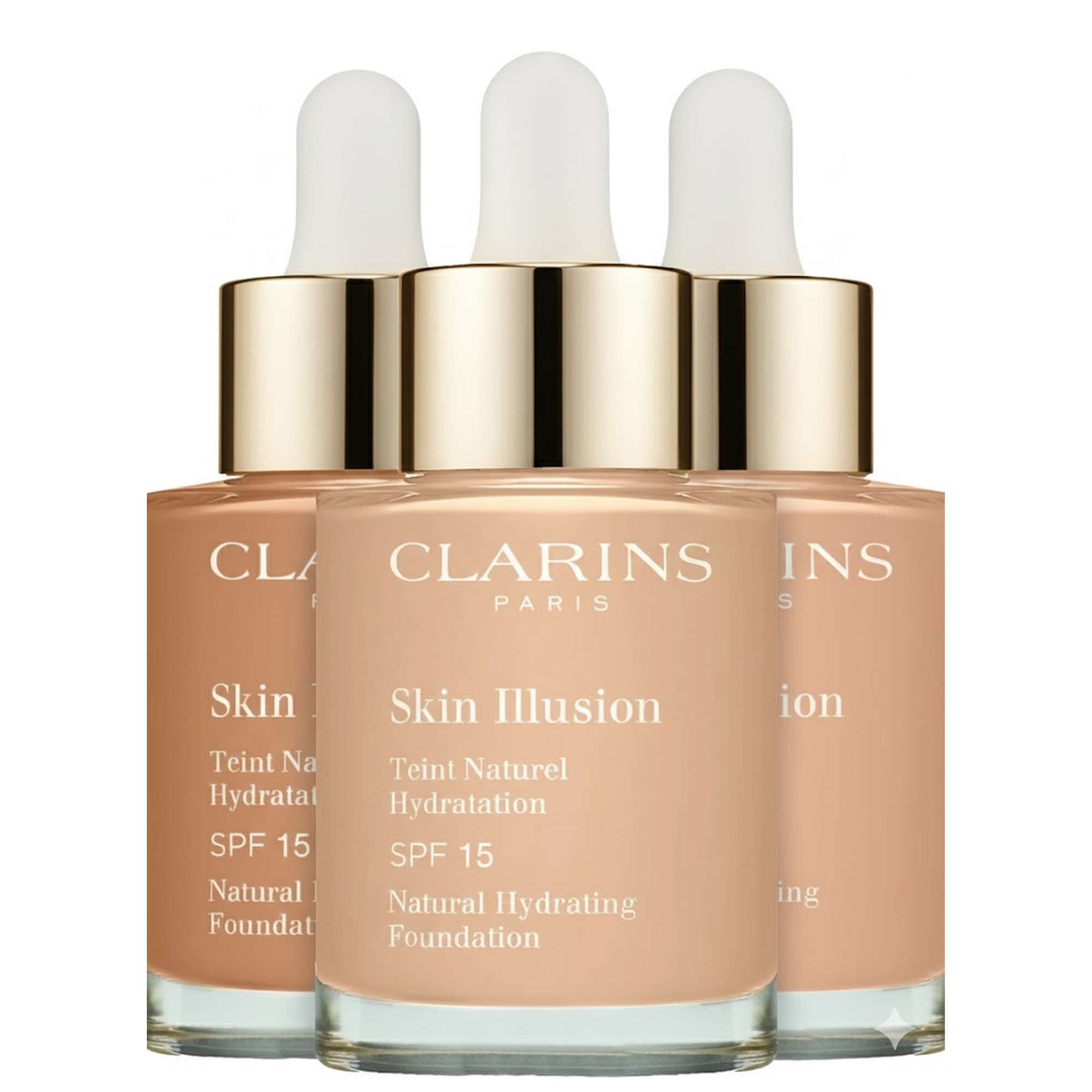 Clarins: Clarins Skin Illusion Natural Hydrating Foundation SPF15 112C Amber 30ml / 1 fl.oz.