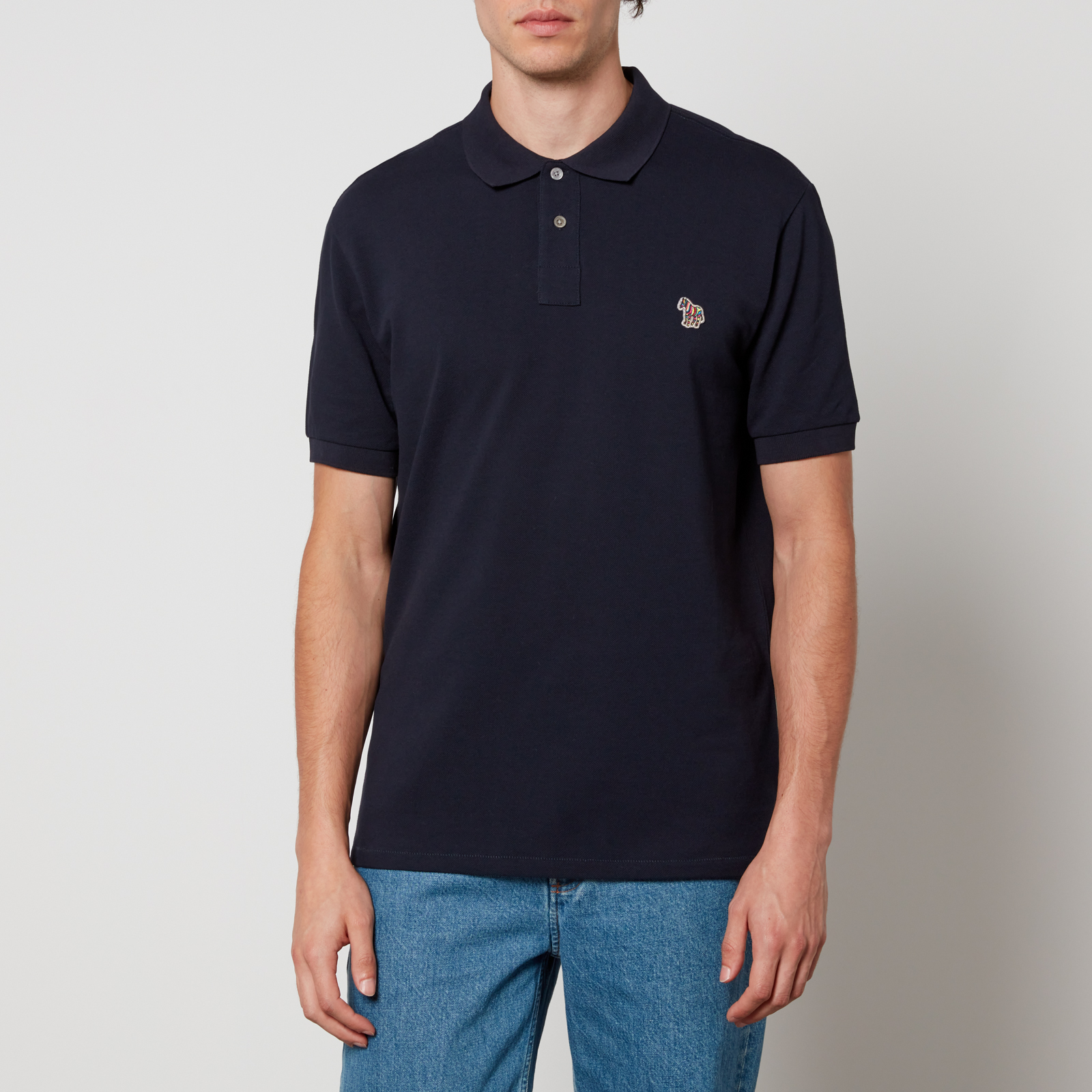 Tシャツ・カットソー Paul Smith POLO SHIRT WITH ZEBRA PATCH Paul Smith Zebra Logo Polo Shirt - Green - 183KZ-33C