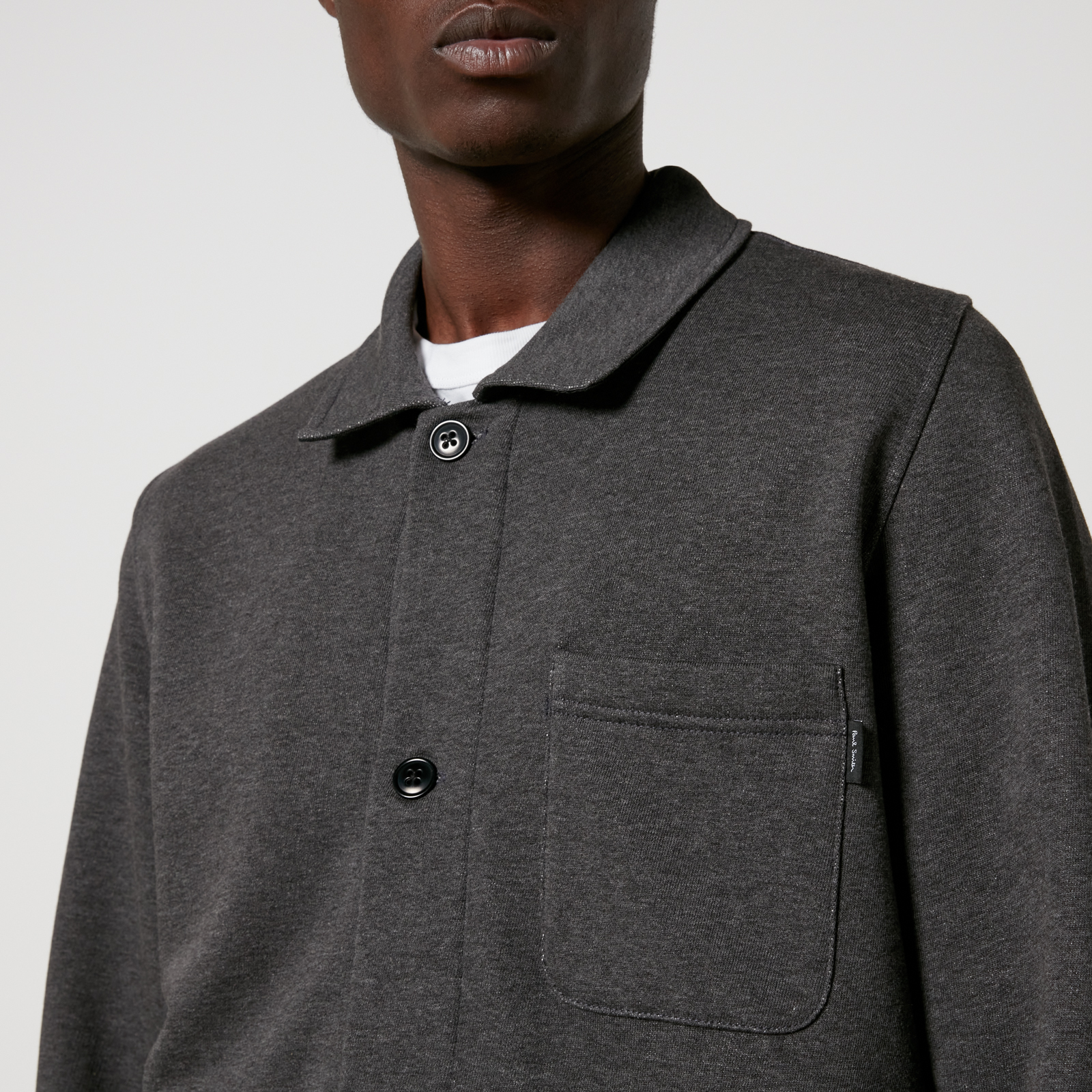 PS Paul Smith Organic Cotton-Jersey Workwear Jacket | Coggles