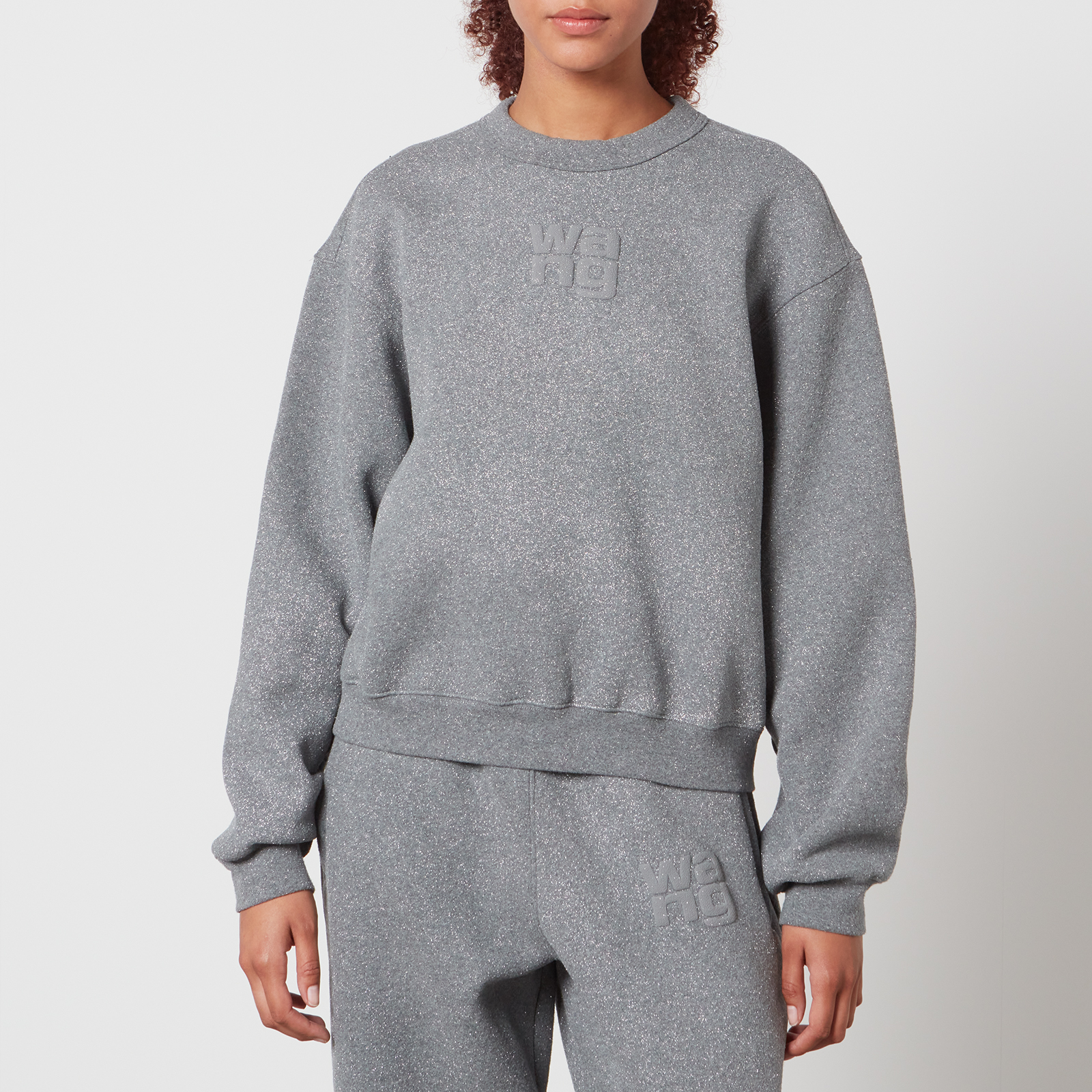 【送料&関税込】Alexander Wang Dark Grey Stretch Lyocell Jum Oversized Low Rise Jeans in GREY AGED | alexanderwang®