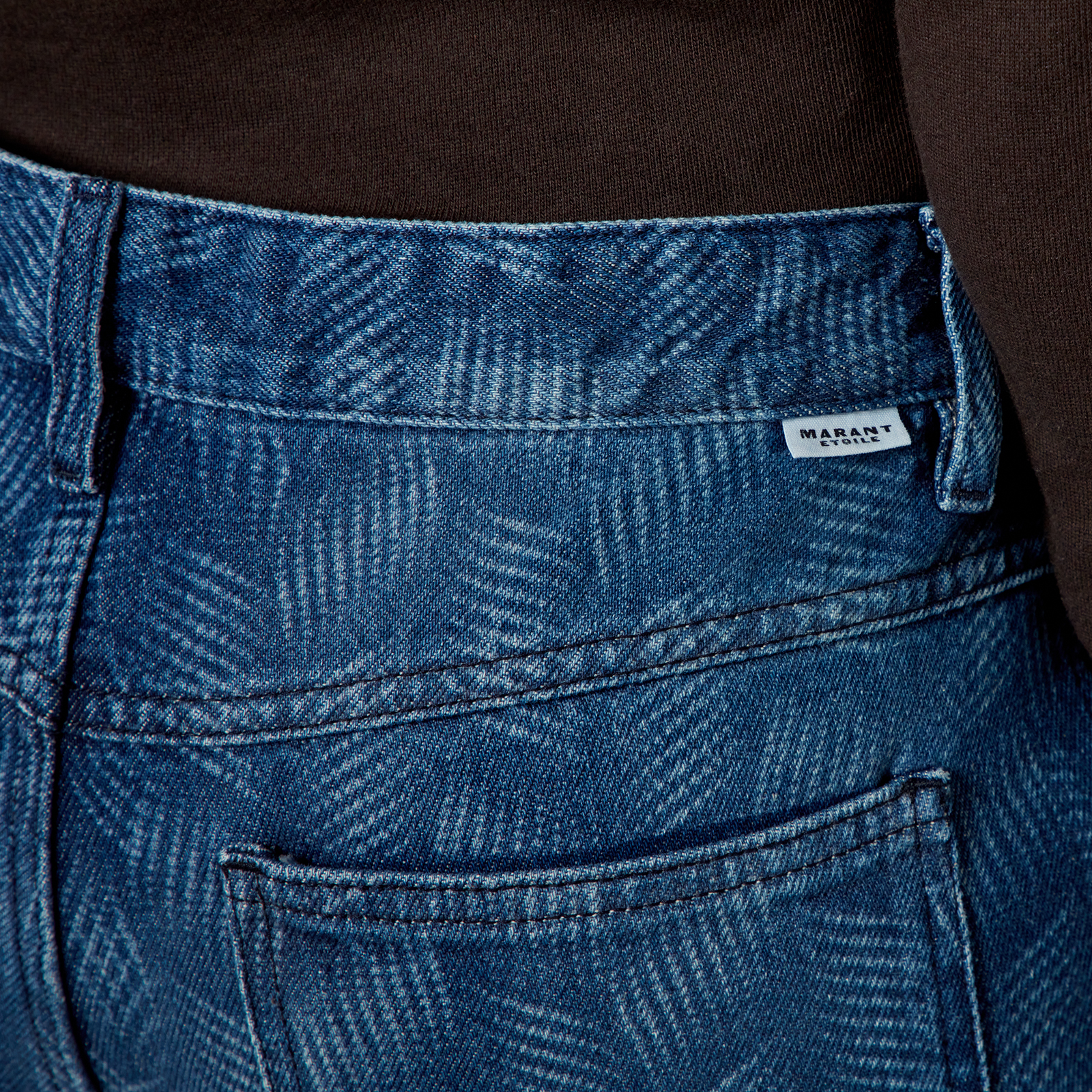 【送料&関税込】Marant Atoile Blue Cotton Sulanoa Jeans Marant Étoile Blue Cotton Sulanoa Jeans | italist
