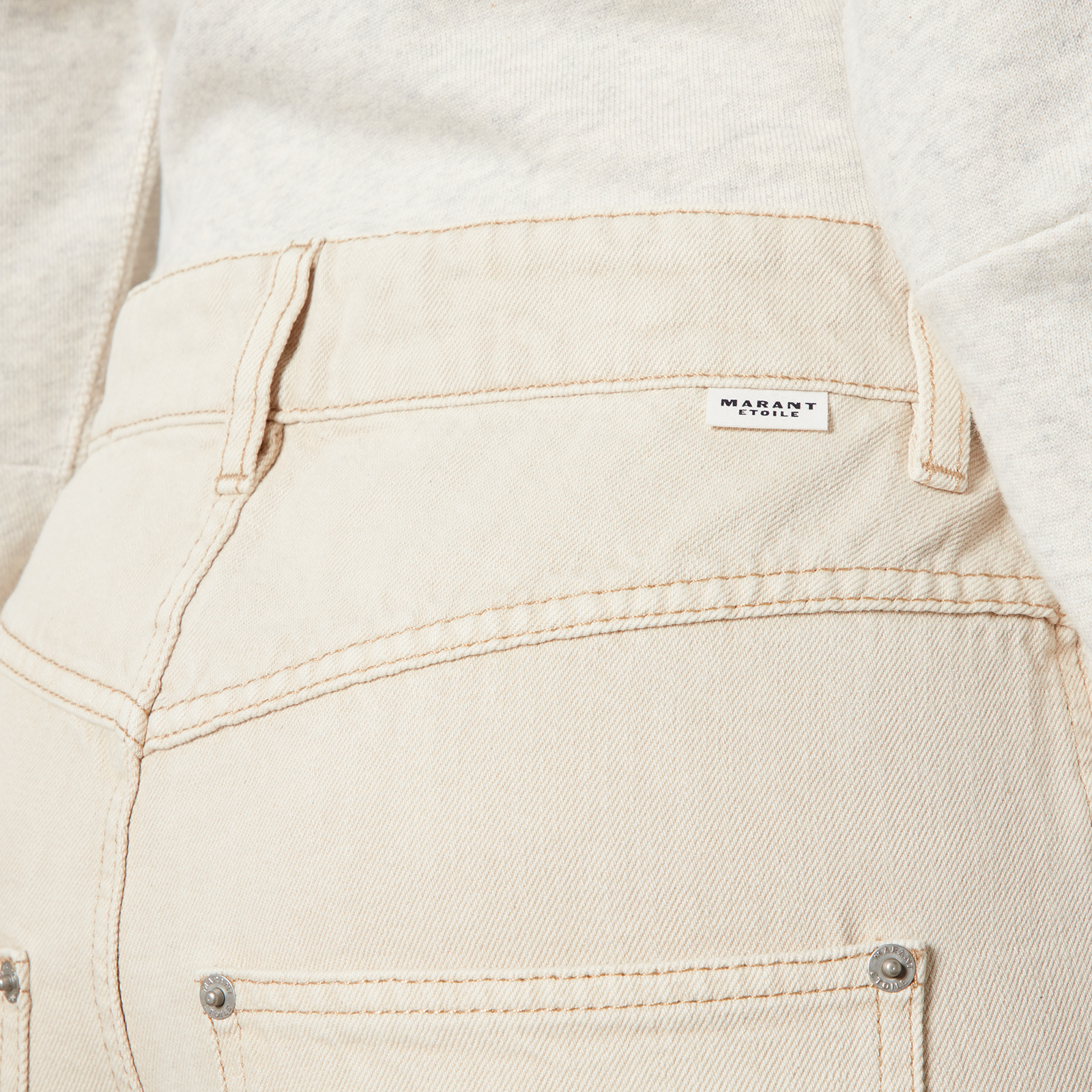 Marant Etoile Valeria Denim Straight-Leg Jeans - FR 40/UK 12