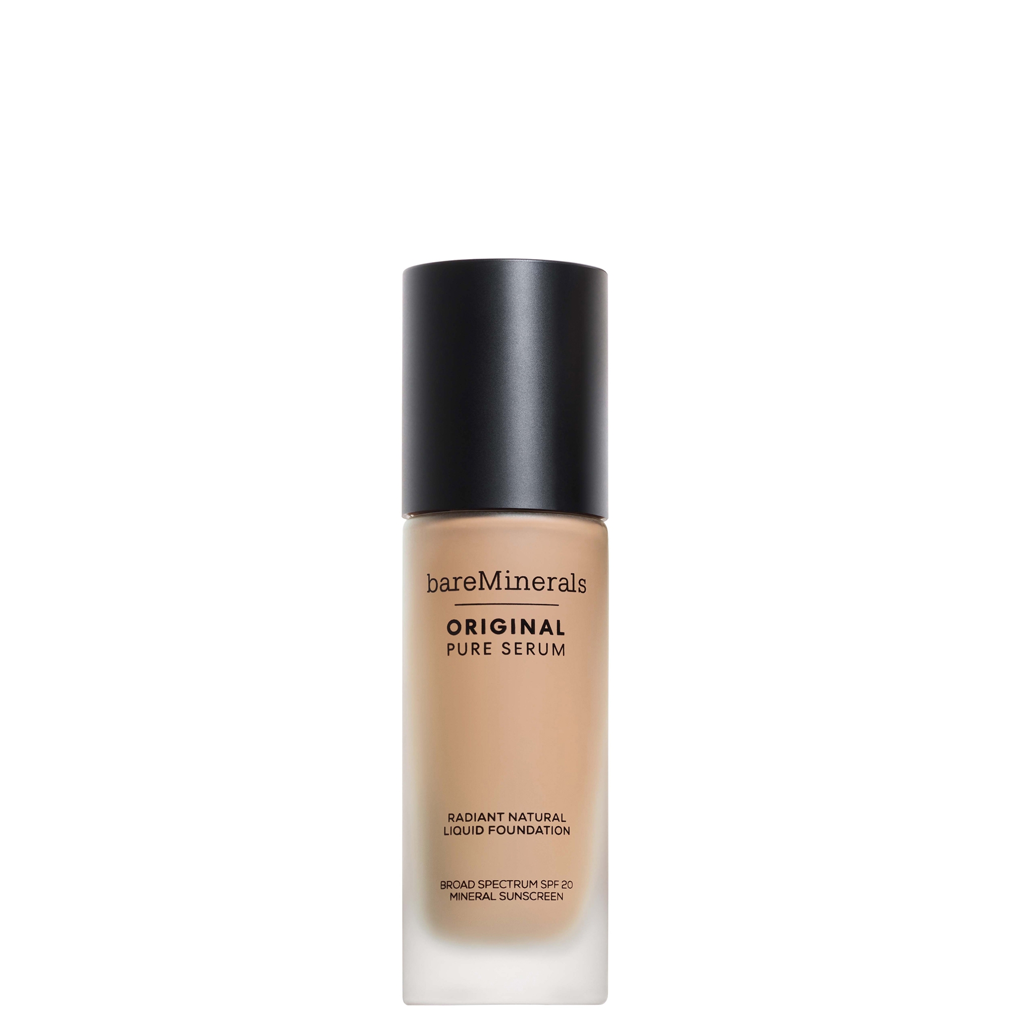 cult bareMinerals Original Pure Serum Radiant Natural Liquid Foundation Mineral SPF20 30ml (Various Shades)