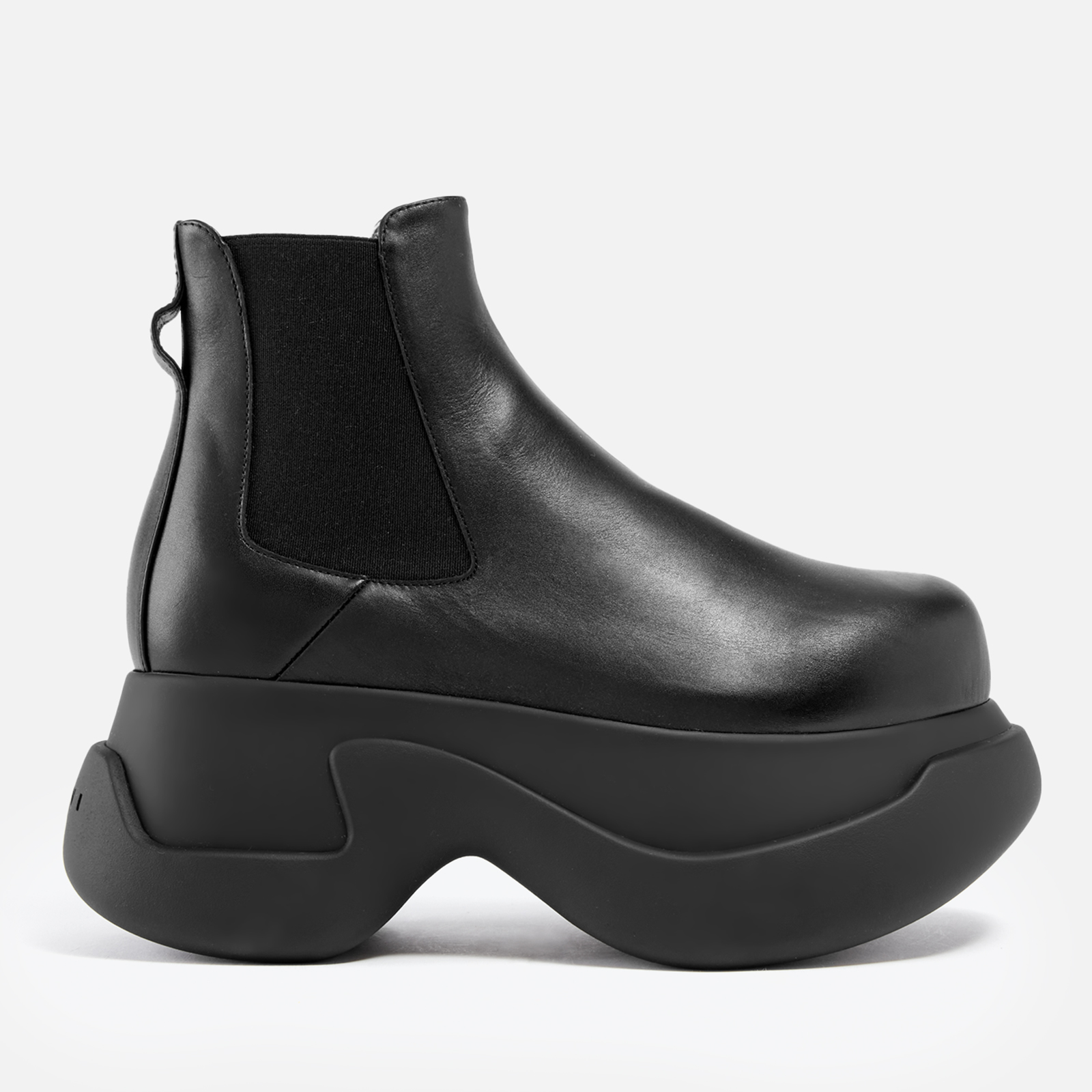 MARNI  チェルシーチャンキーブーツ ブラックレザー パブロ チェルシーブーツ | Marni