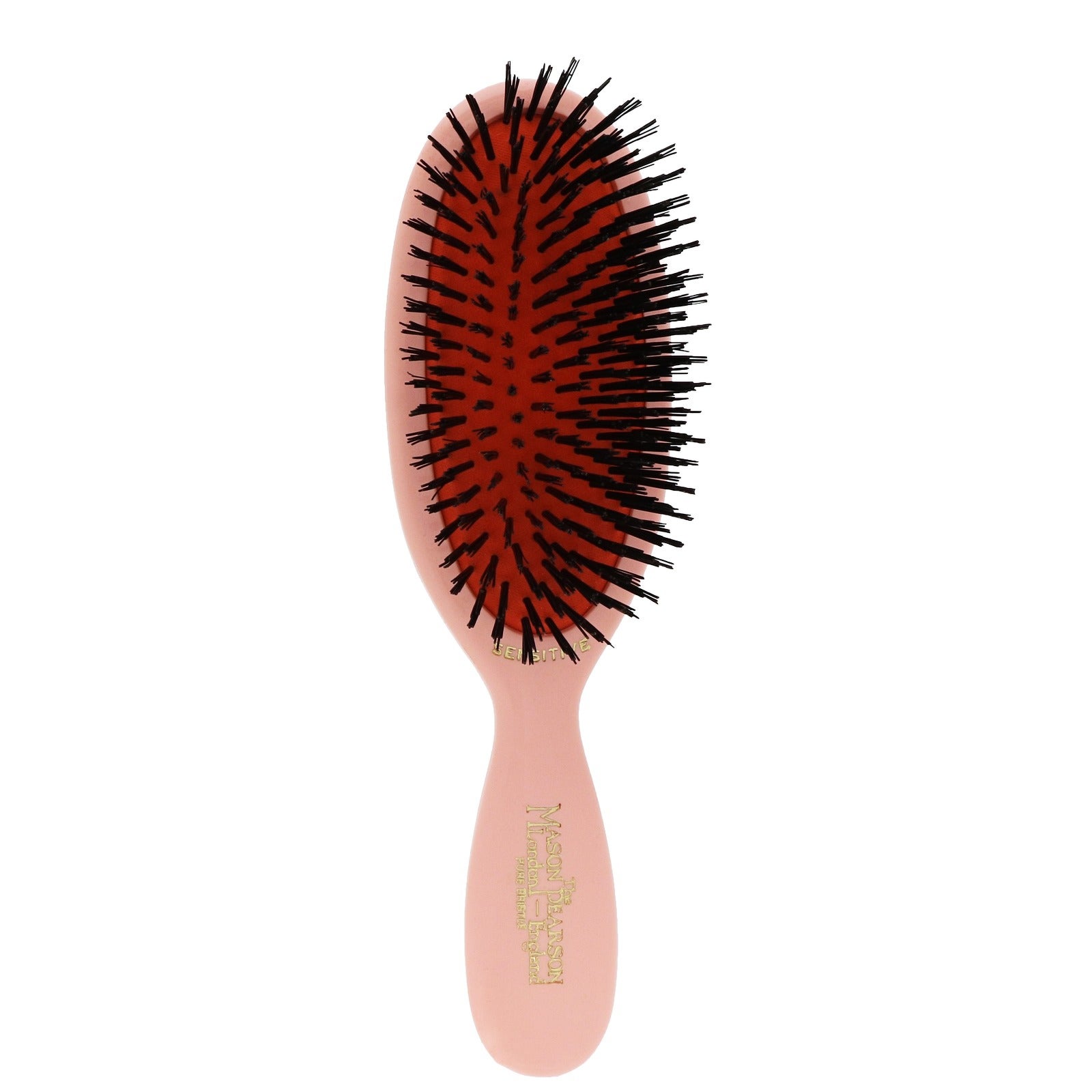 Mason Pearson Pure Boar Bristle Pocket Sensitive Brush Pink SB4 
